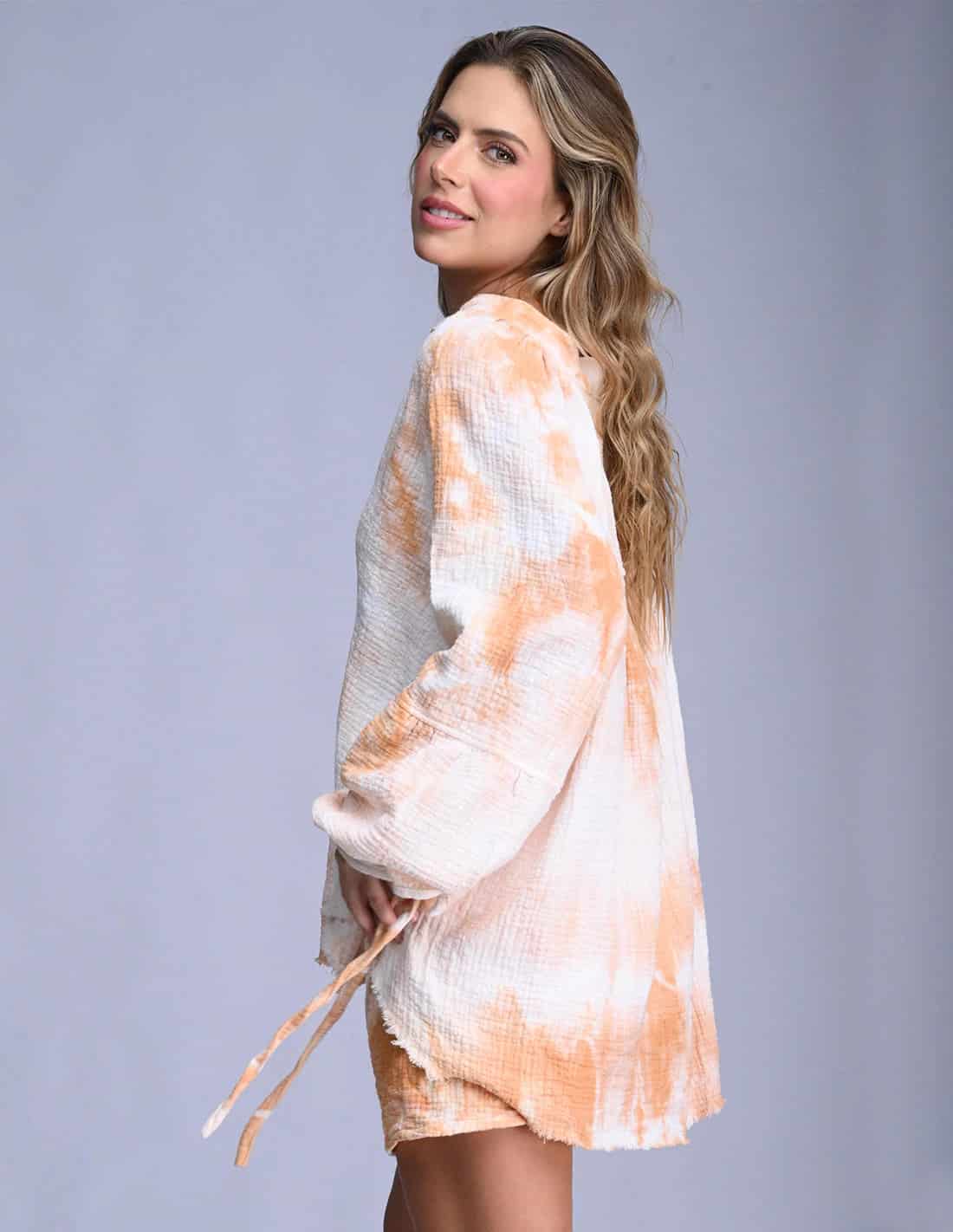 Blusa Anya Spotted Sand - miniatura 4