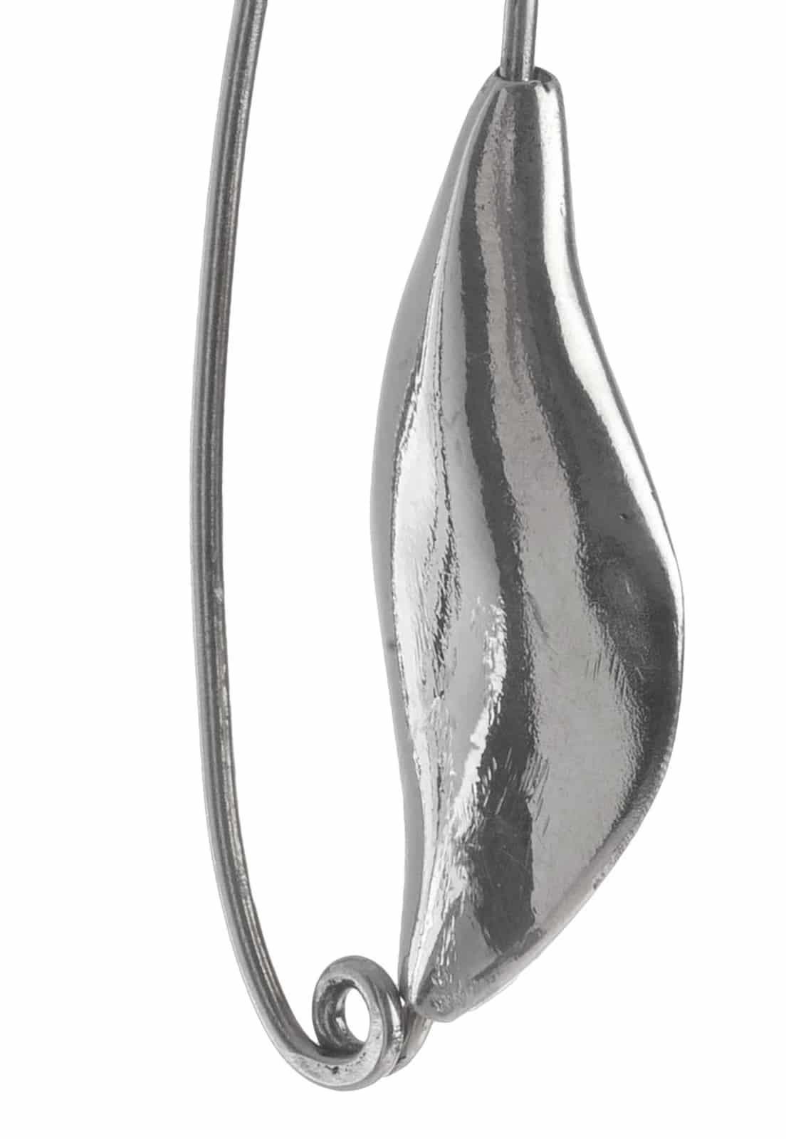 SILVER PIN EARRINGS - miniatura 3