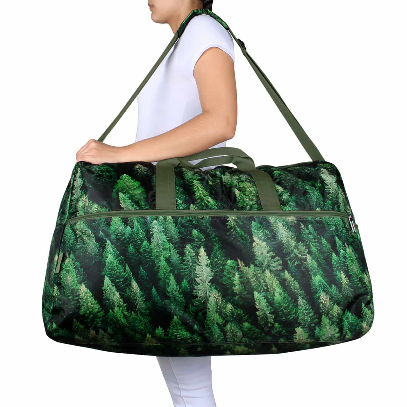 Maleta XL ULTRA Plegable Estampado Bosque Citybags - miniatura 3