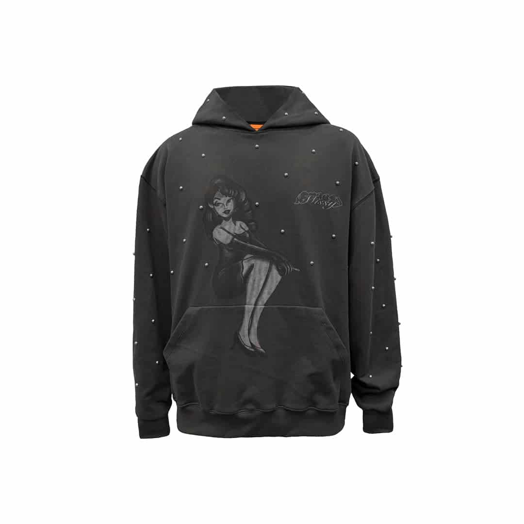 Buzo Hoodie Oversize Gris Oscuro | Missy - miniatura 1