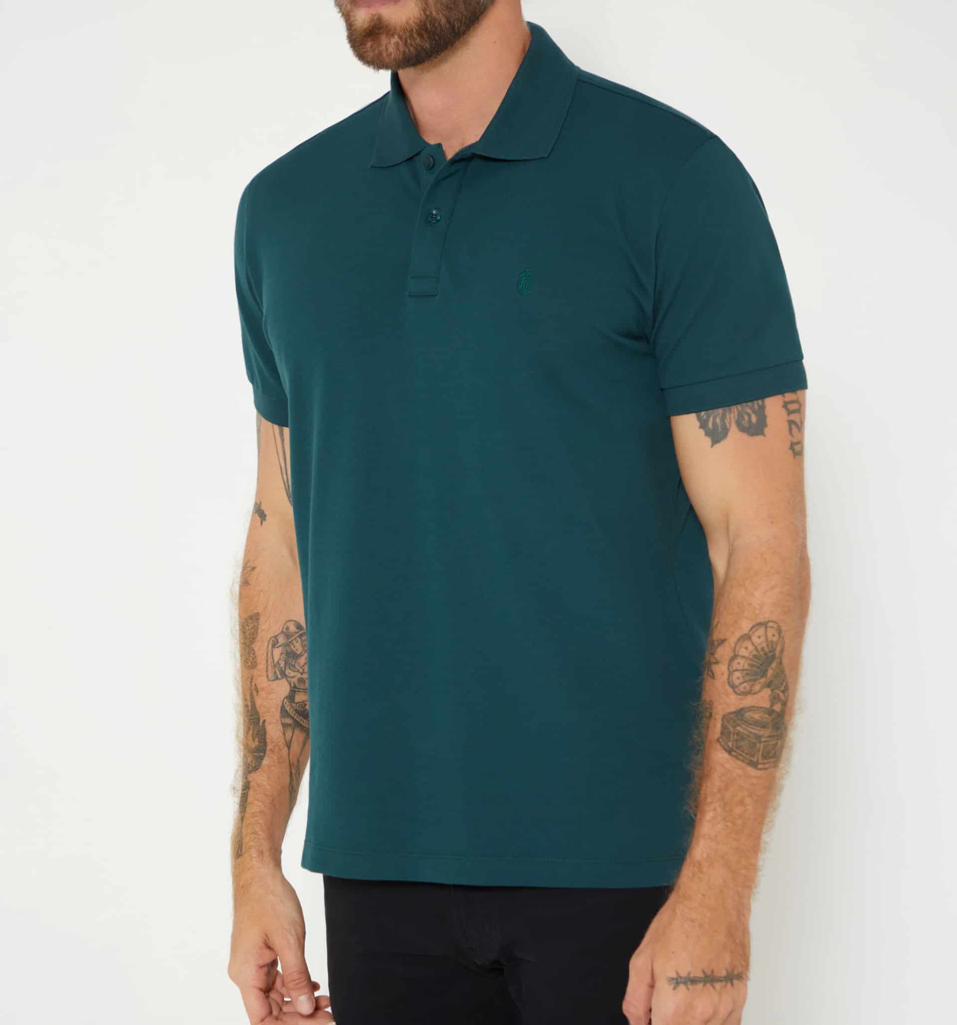Polo básico para hombre slim fit - miniatura 9