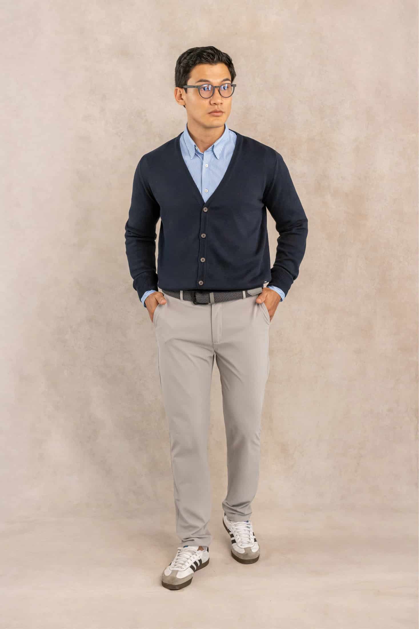 Cardigan Tejido Azul Oscuro - miniatura 9