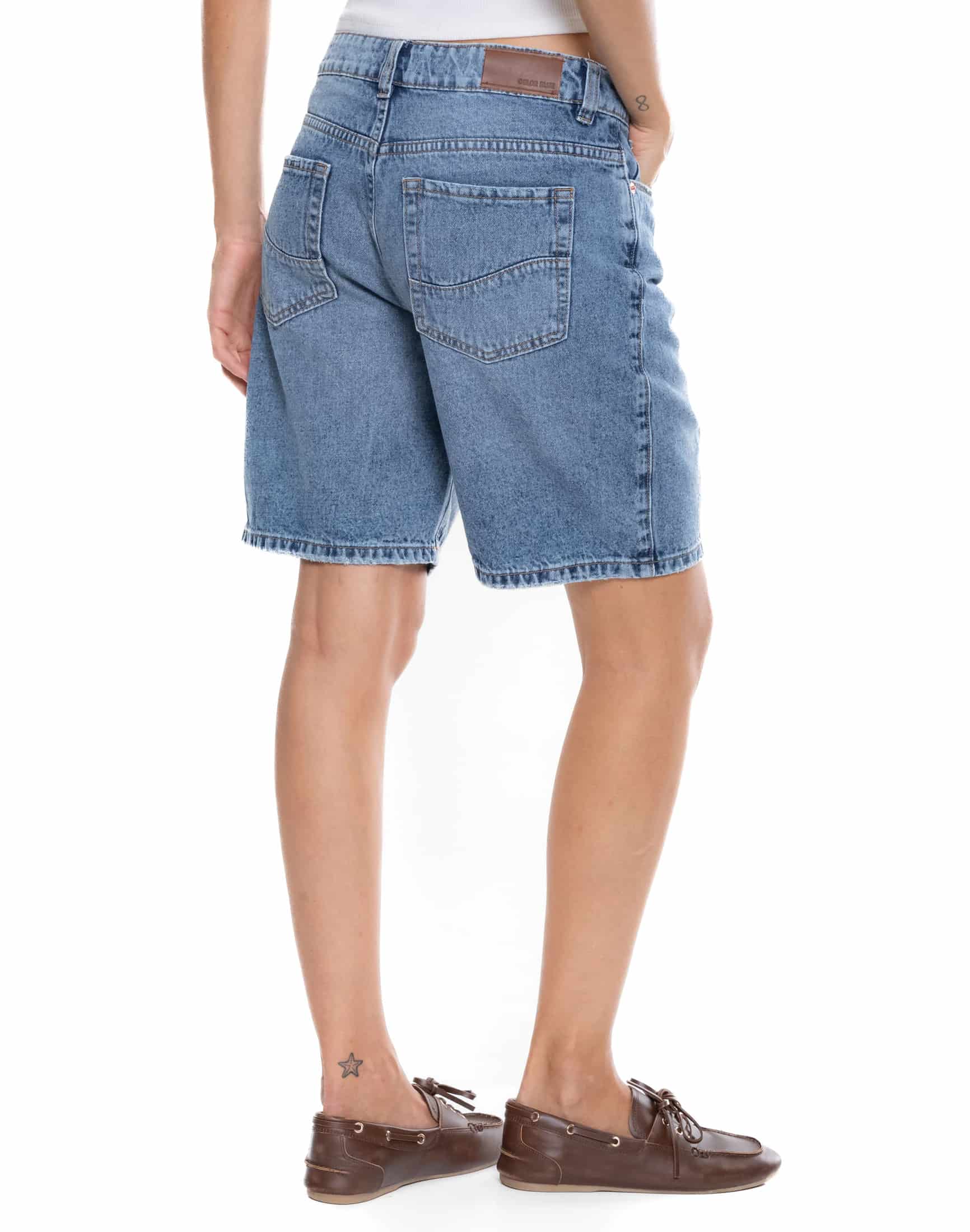 Bermuda Denim Tono Medio - miniatura 4