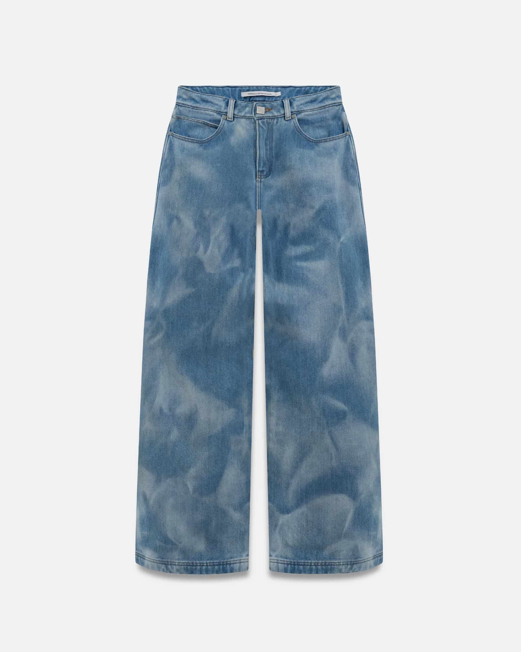 W Basics Wide Jeans Blue - miniatura 3