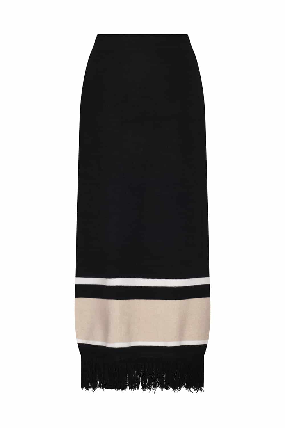 Falda vesta ivory negro - miniatura 4