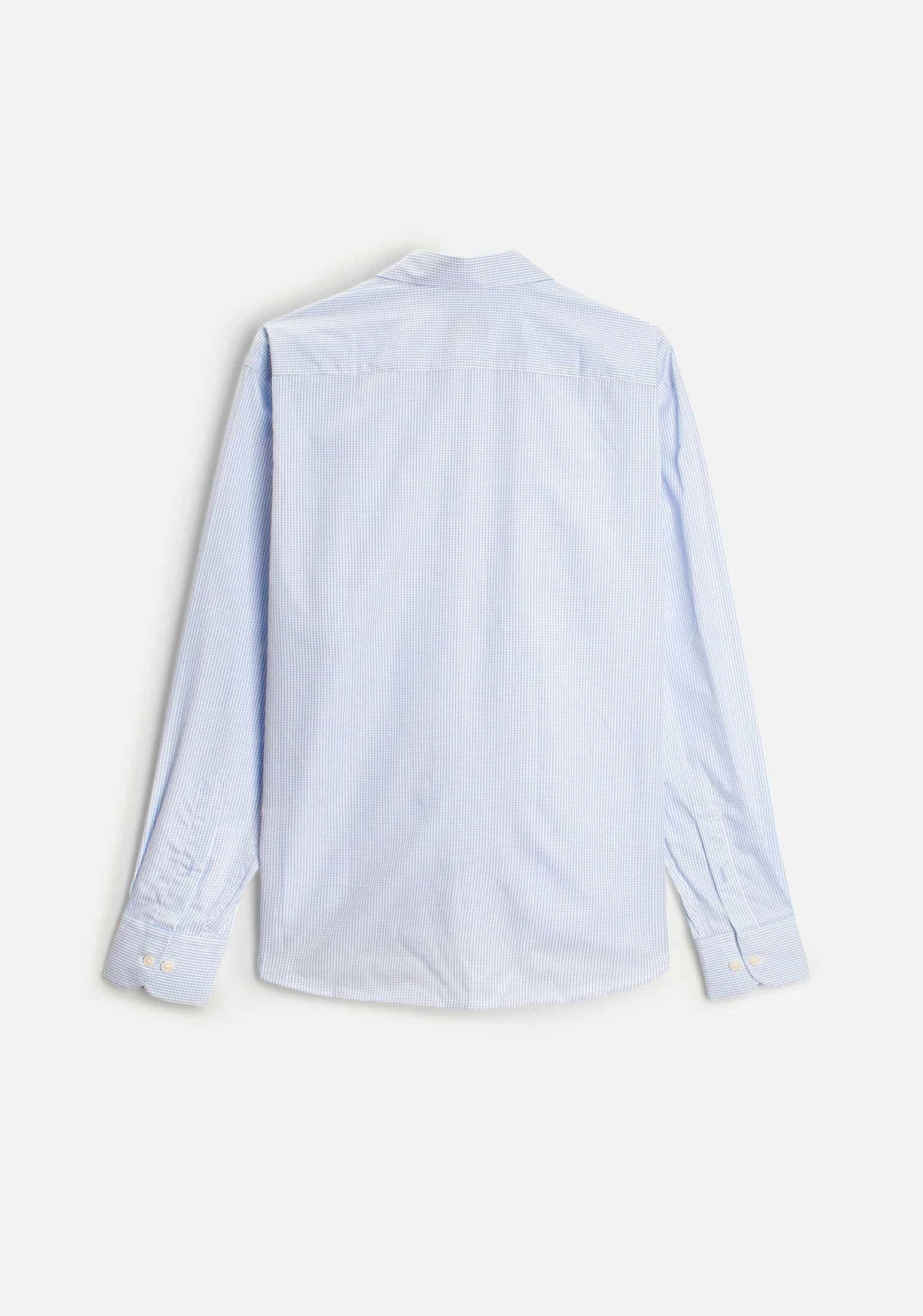 Camisa H CBD Cuadros Med L-Fuc Azul Medio - miniatura 4