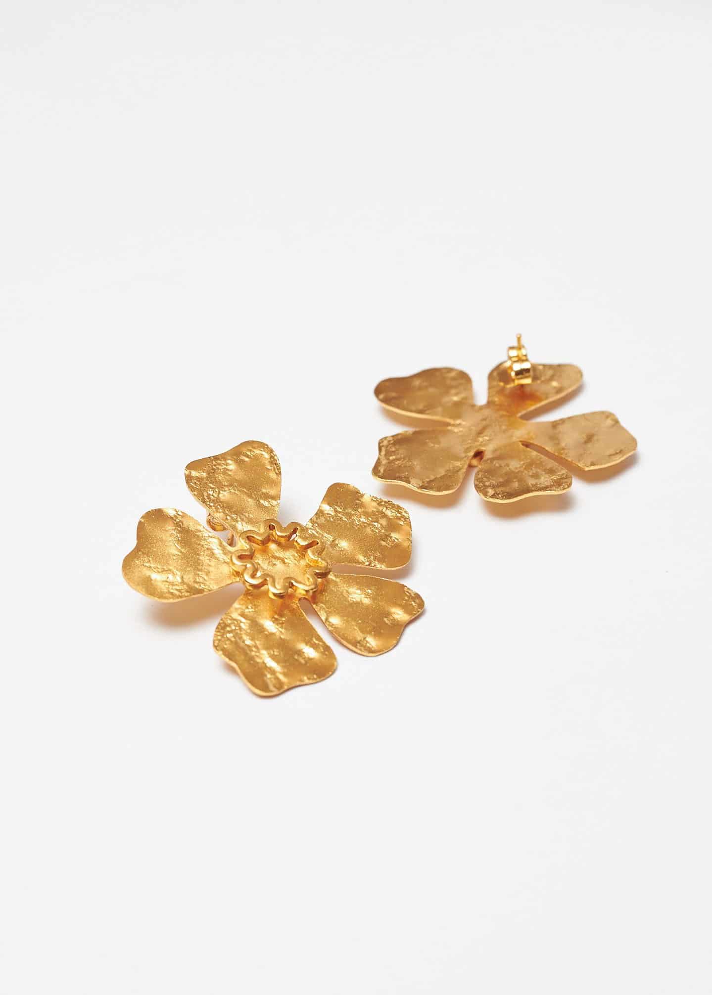 Aretes Aurora Maxi x Lyenzo Dorados - miniatura 3