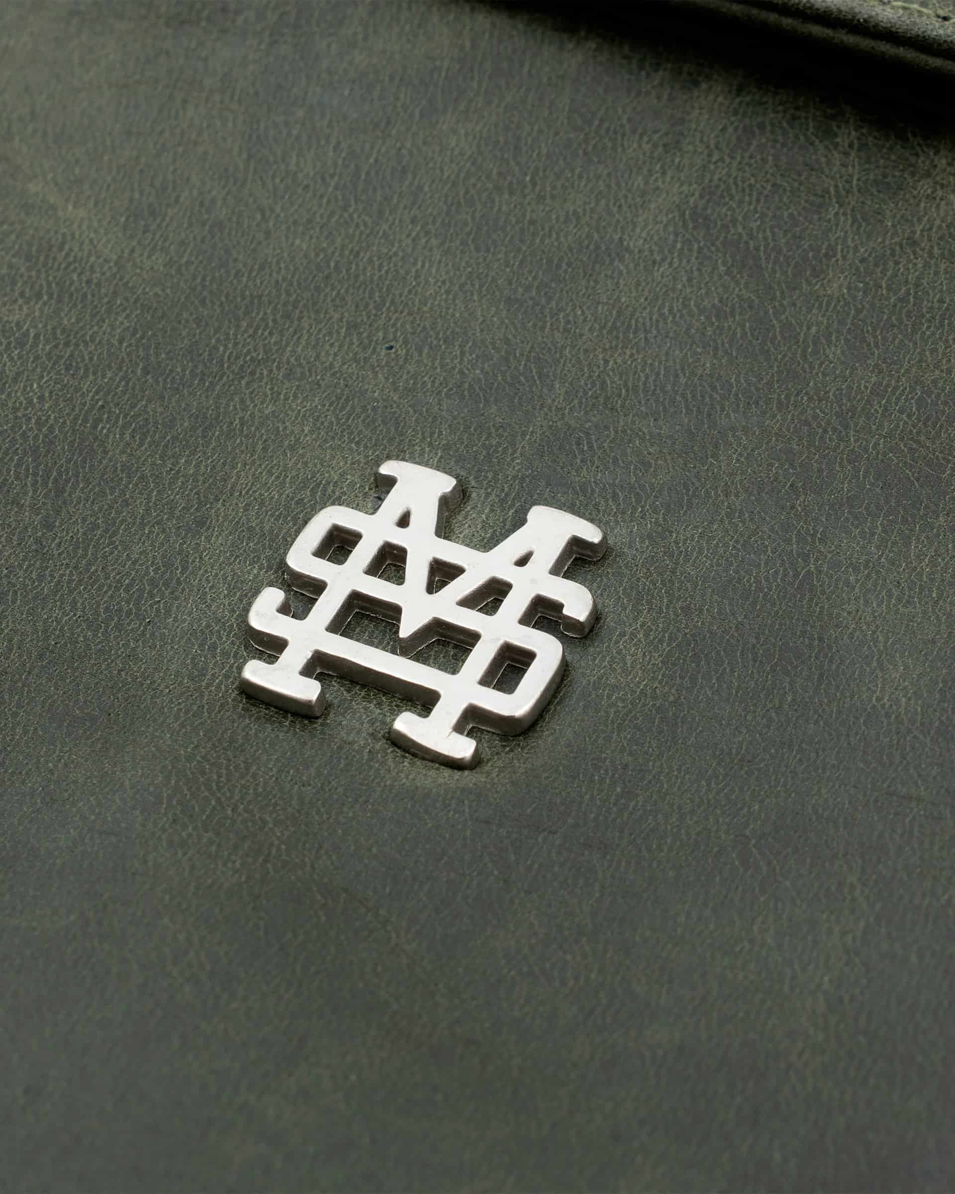 Chaqueta Monogram Leather - Verde Oliva - miniatura 3