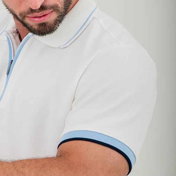 SUETER POLO MODA HOMBRE - miniatura 5
