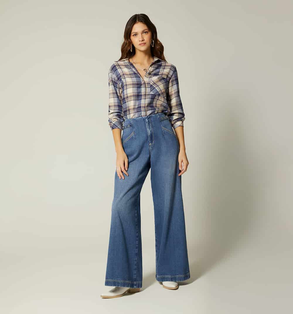 Blusa camisera manga larga - miniatura 2