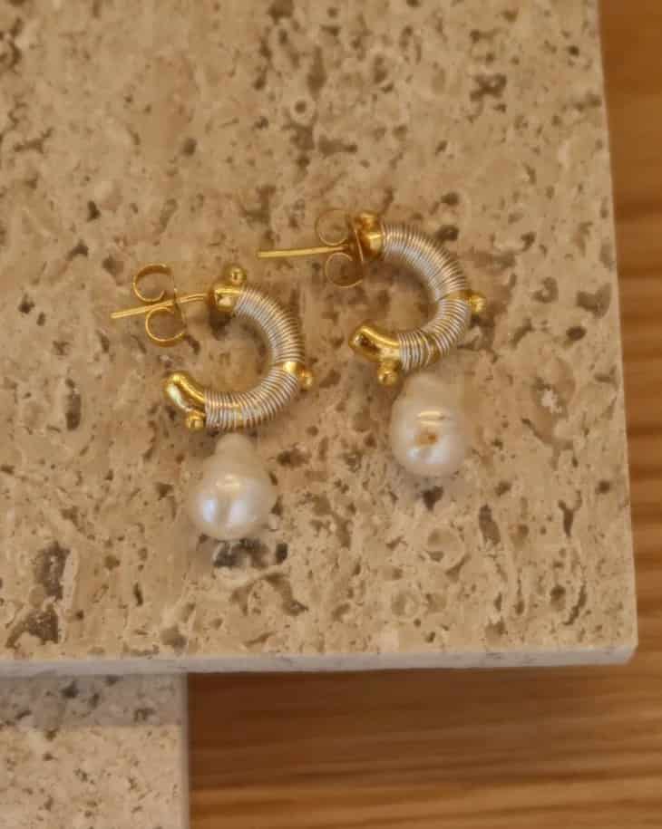 Faro Pearl Mini Hoops - miniatura 5