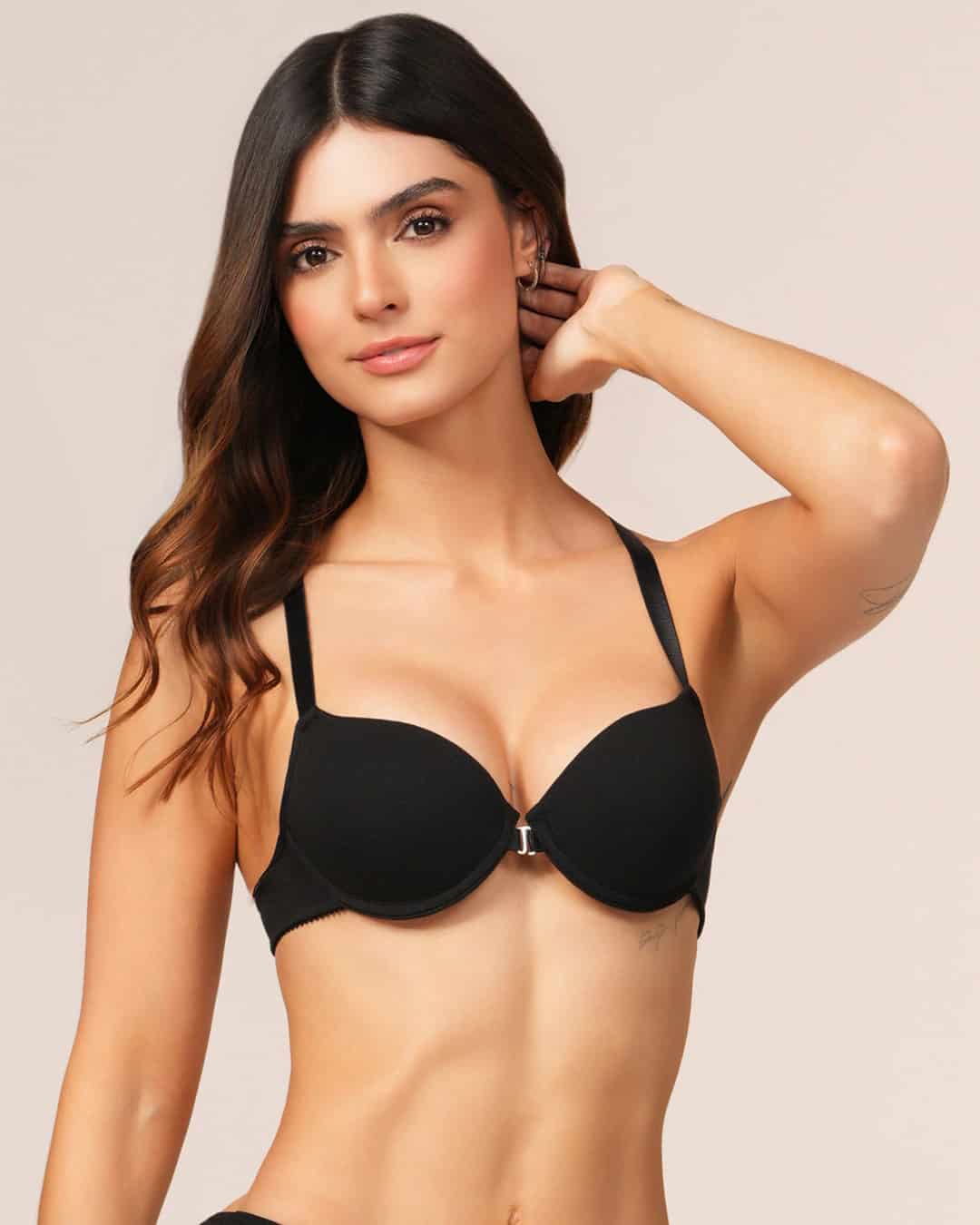 Brasier Media Copa con Broche Delantero y Realce Natural Ref. 405 - miniatura 4