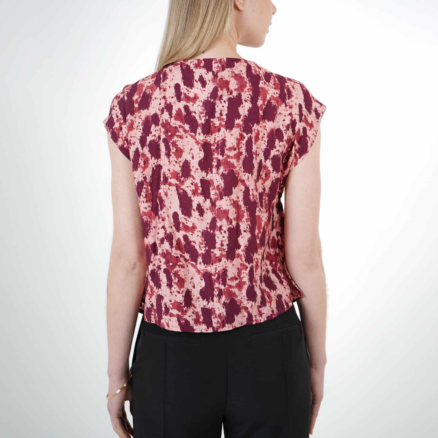 Blusa Cuello V Manga Sisa - miniatura 4