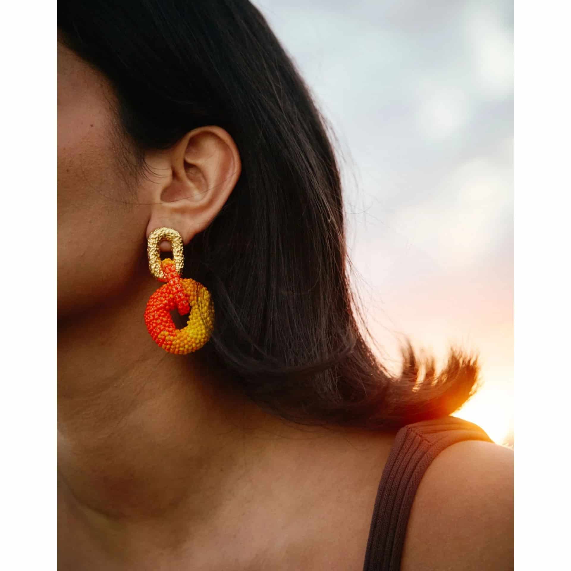 Linked Donuts Earrings - miniatura 24