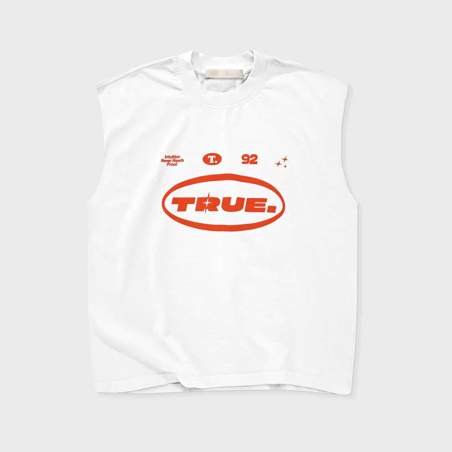 Intuition Sleeveless Tee - White - miniatura 1