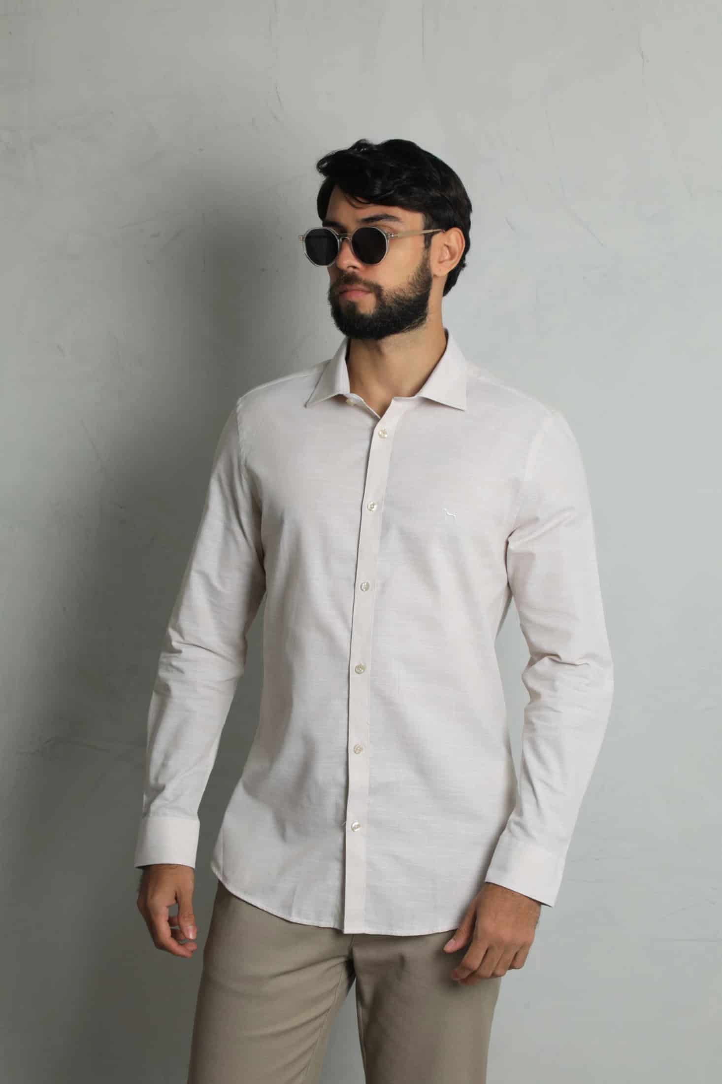 Camisa Manga Larga Khaki - miniatura 4