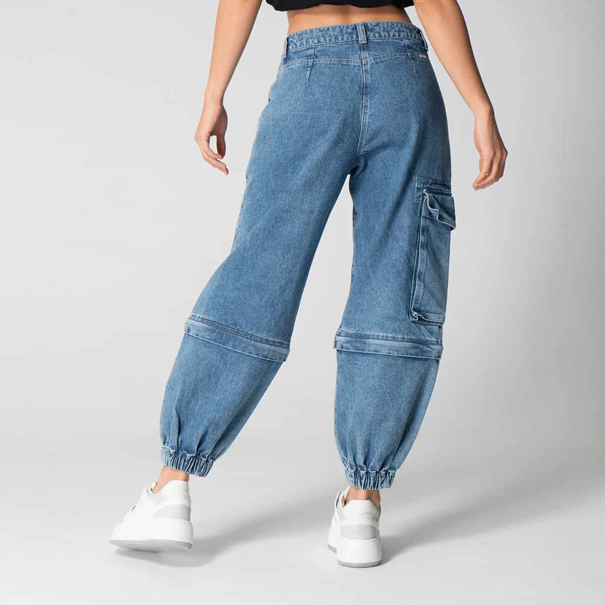 Pantalon Denim Jogger Convertible Fear - miniatura 6