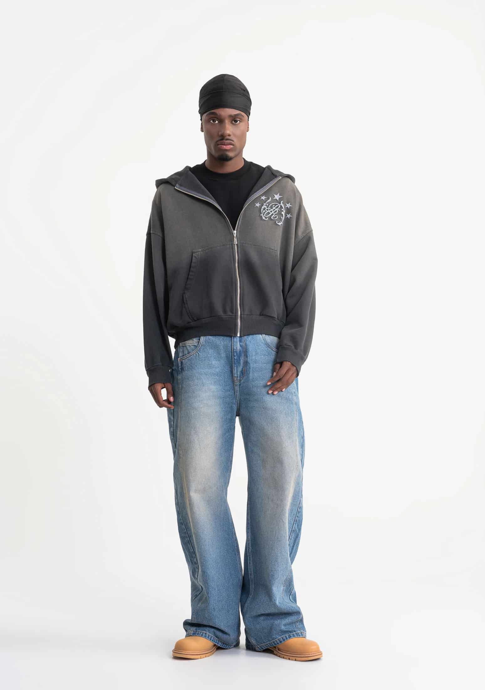 Rustic zipper hoodie - miniatura 4