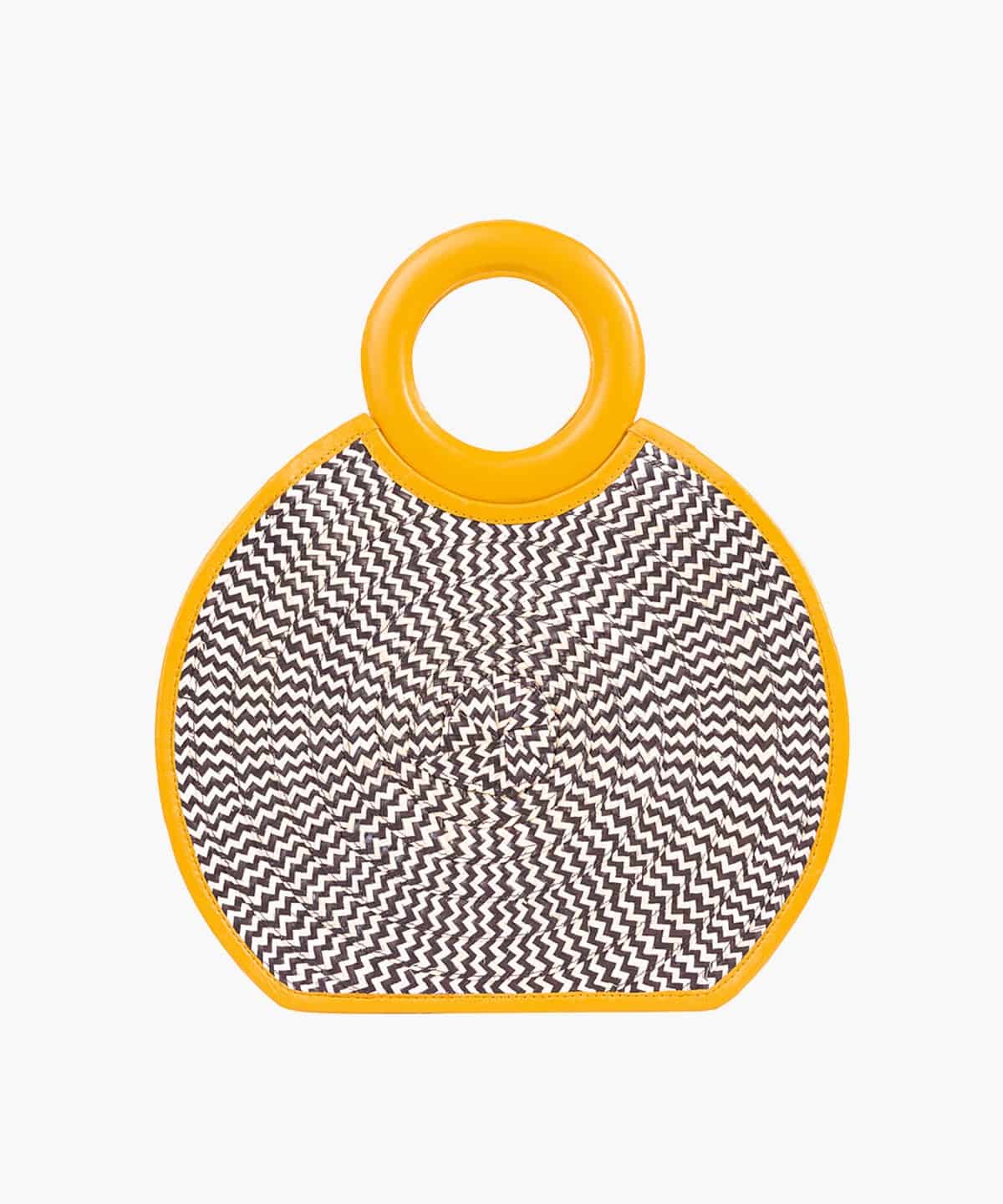 Zenú in Raffia and Leather - miniatura 1