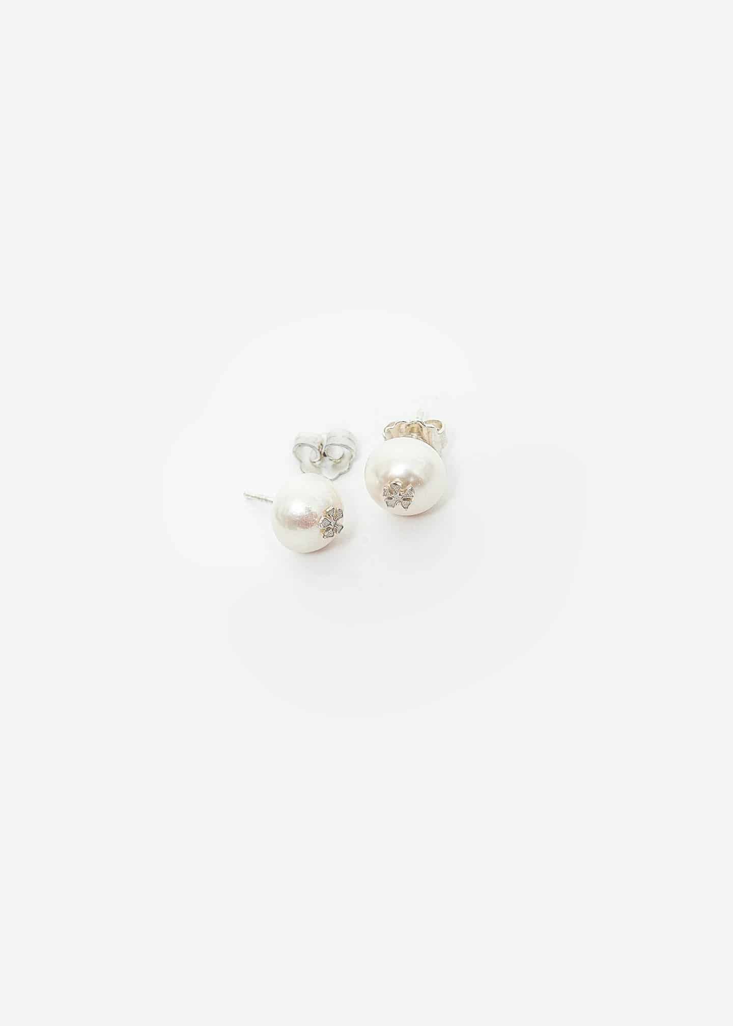 Perla Aurora Stud Plata - miniatura 1