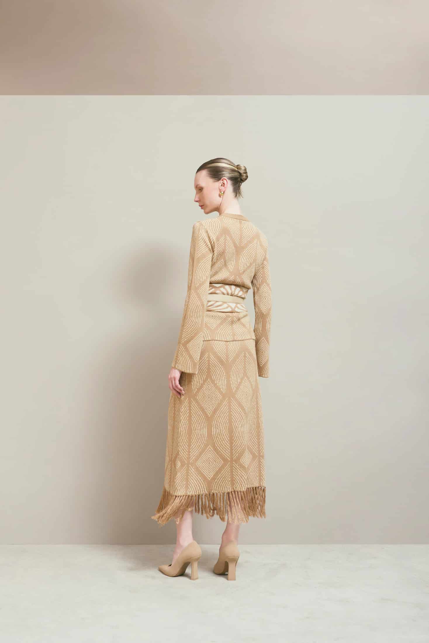 Falda Atenea Camel-Dorado - miniatura 2