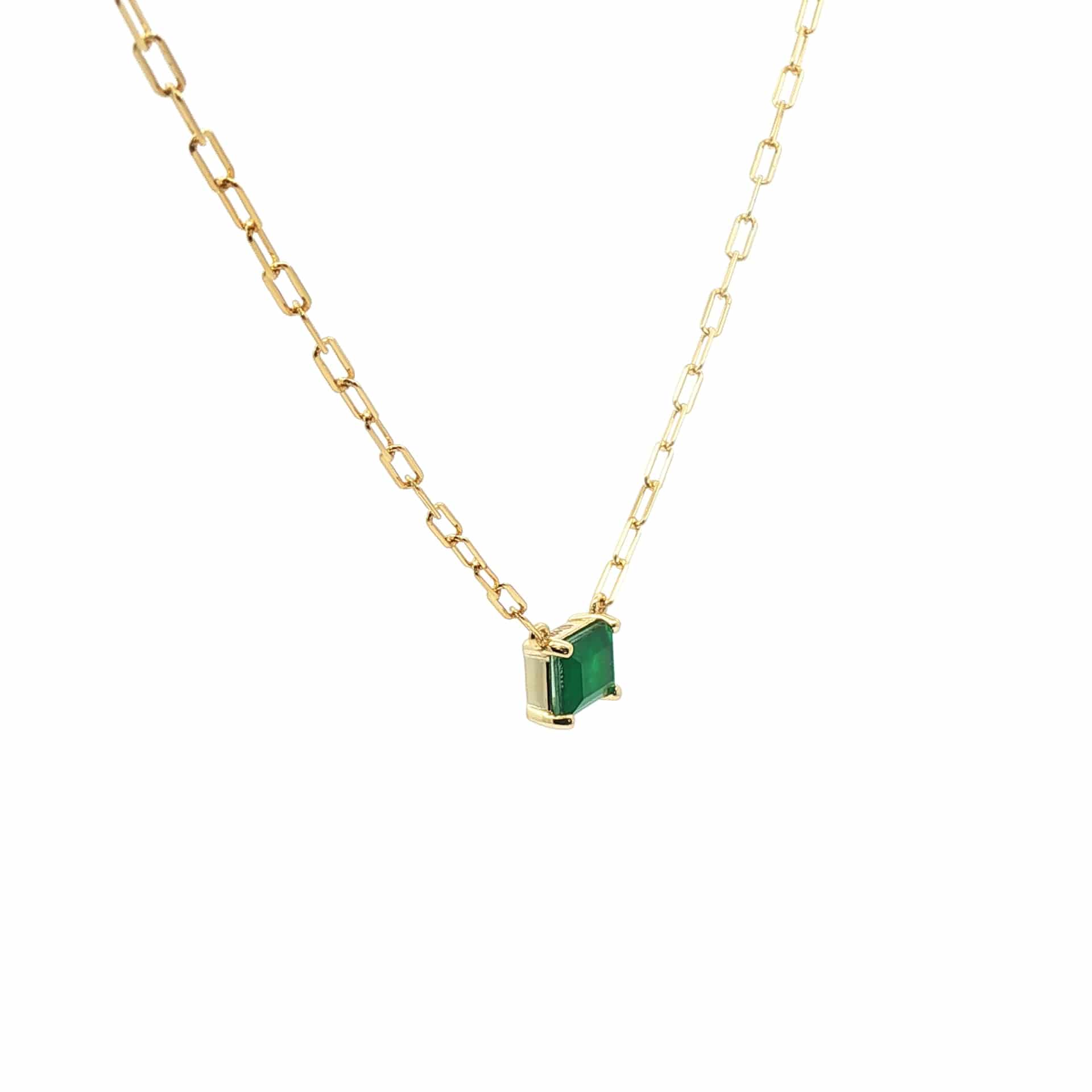 Green Sparkle Necklace - miniatura 2