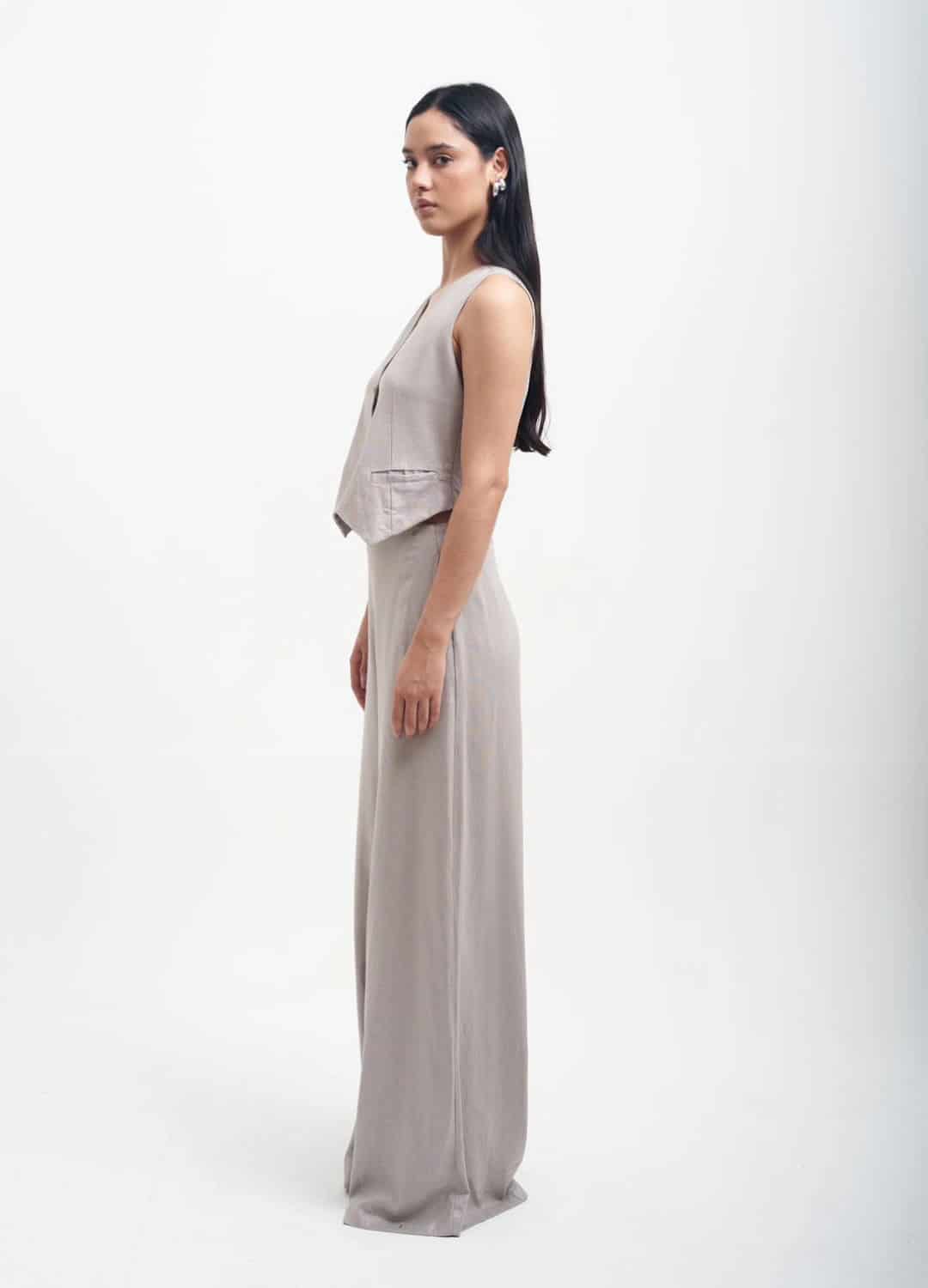 Pantalon Julia Plateado - miniatura 6