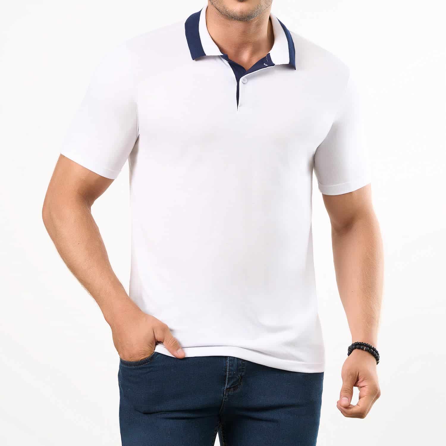 Camiseta Polo Lucas Blanco Croydon para Hombre - miniatura 2