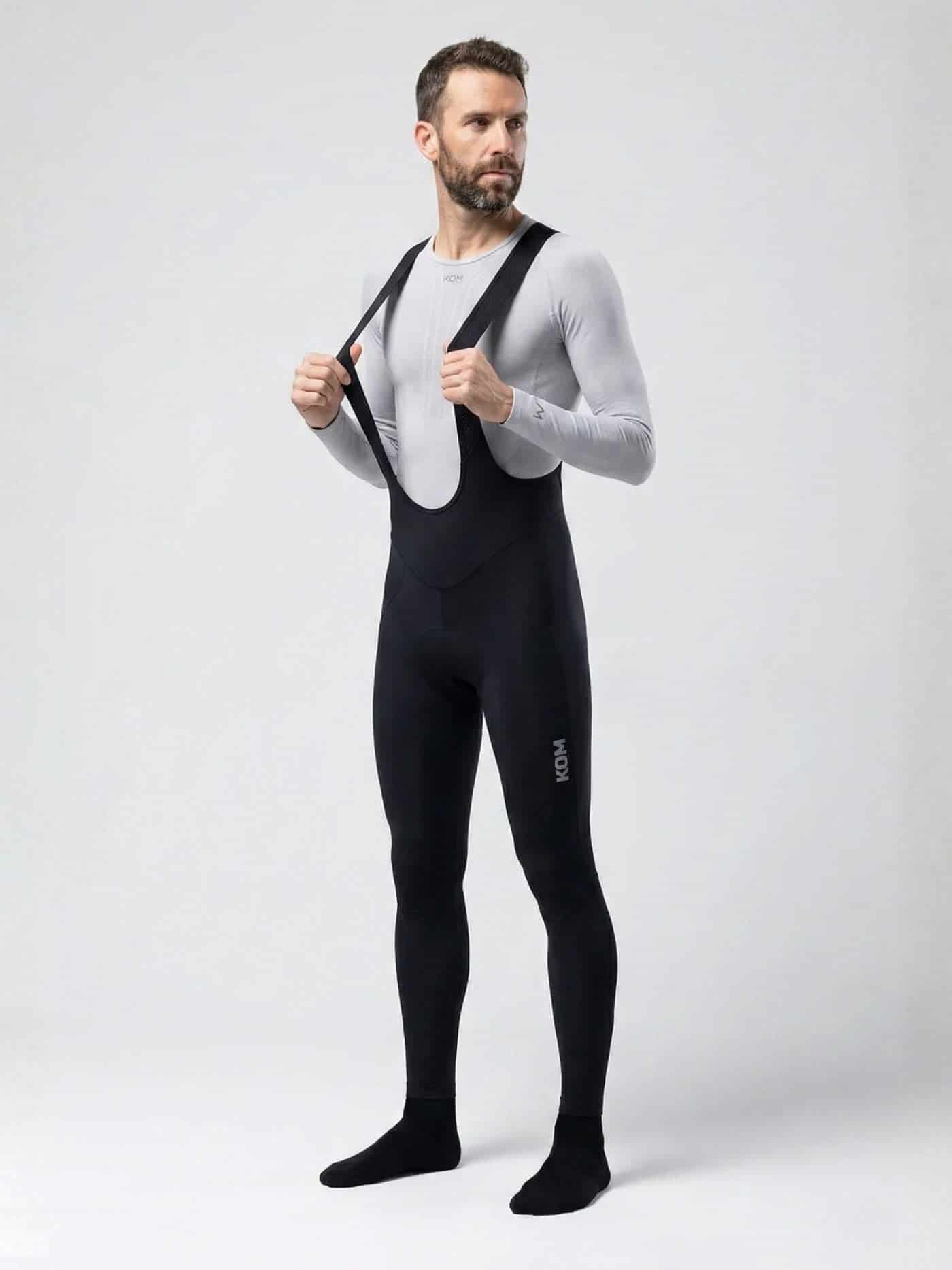 Lycra badana de ciclismo Pantalón térmica hombre - miniatura 3