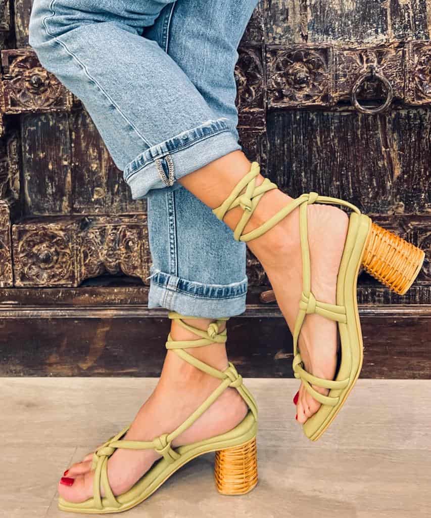 Silvia Cobos Louise Canasto Heel Verde - miniatura 5