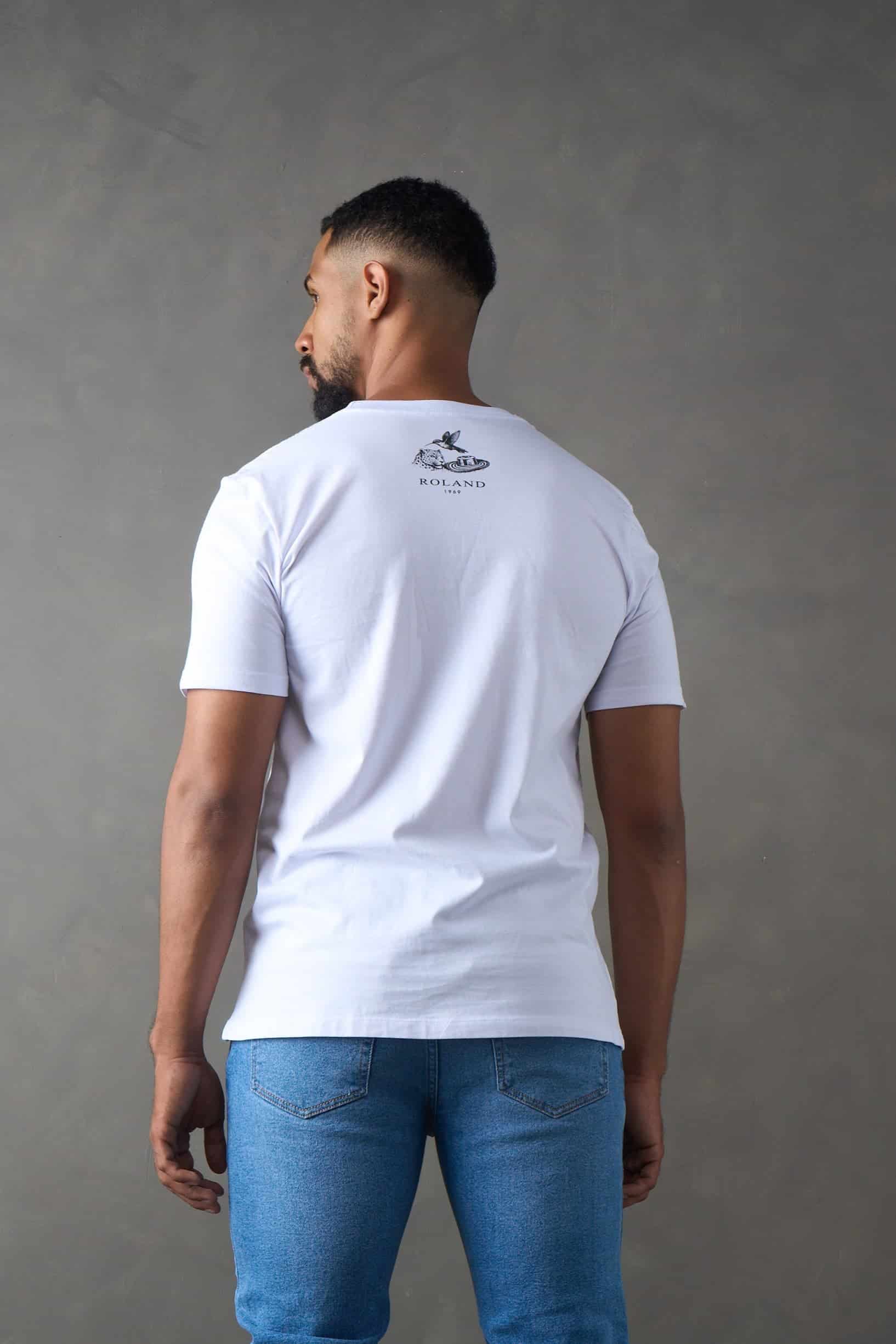 Camiseta blanca cuello redondo edición Colombia - miniatura 2