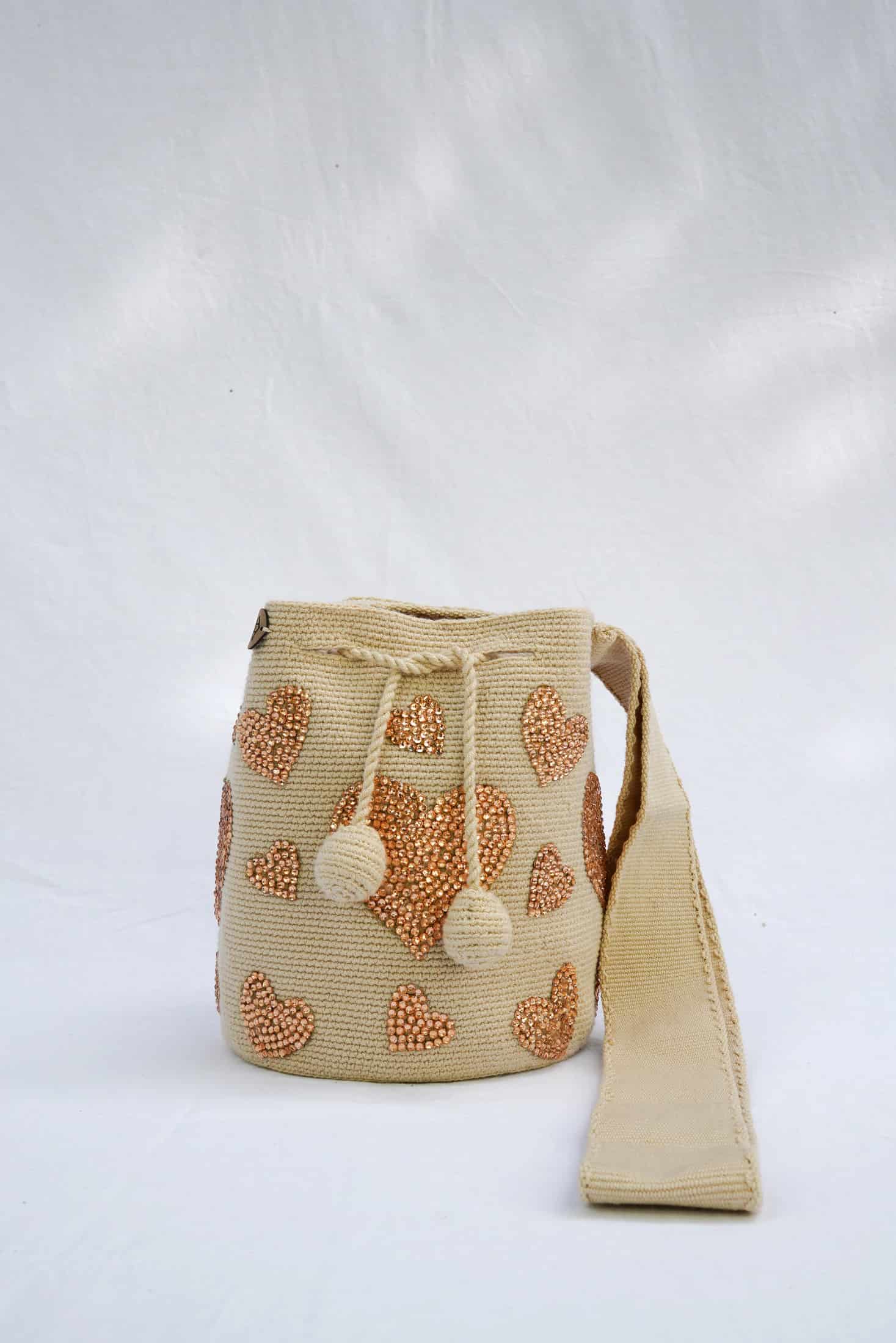 Mochila Corazón Pedrería Mediana - miniatura 9