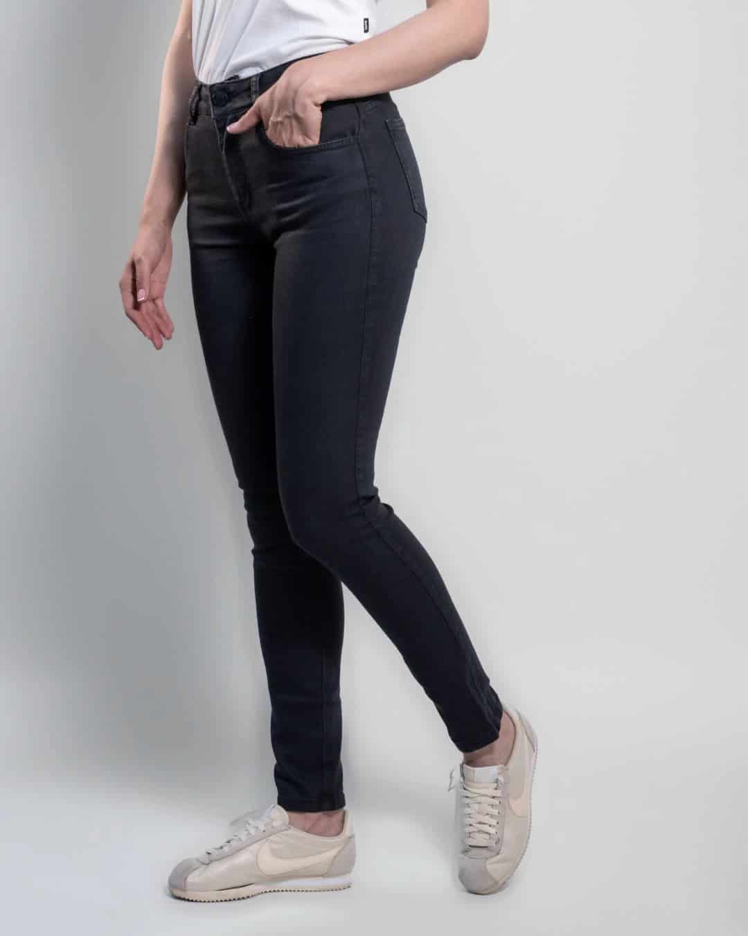Jean Elastico Skinny Negro - miniatura 4