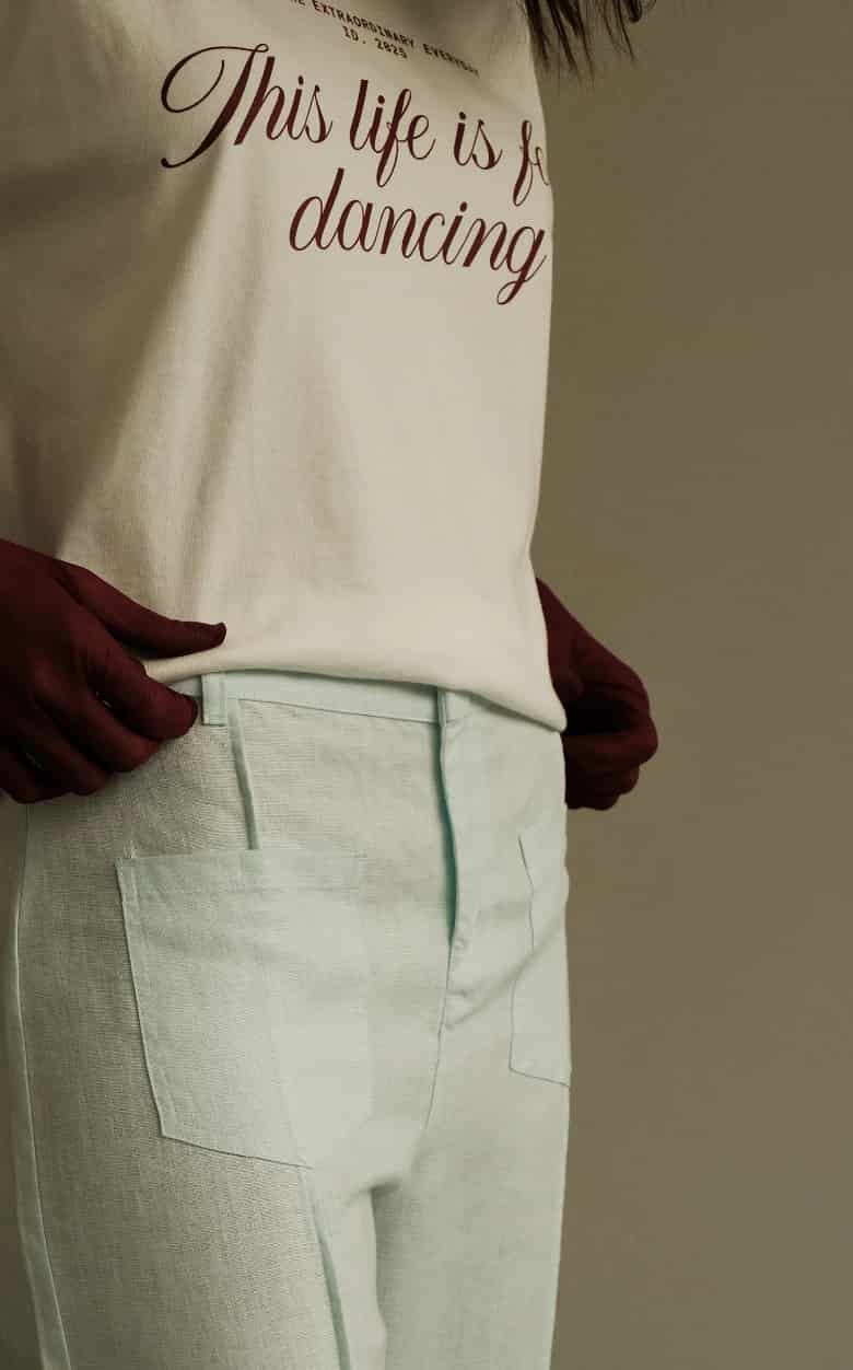 Pantalón Aire de lino | Azul claro - miniatura 5