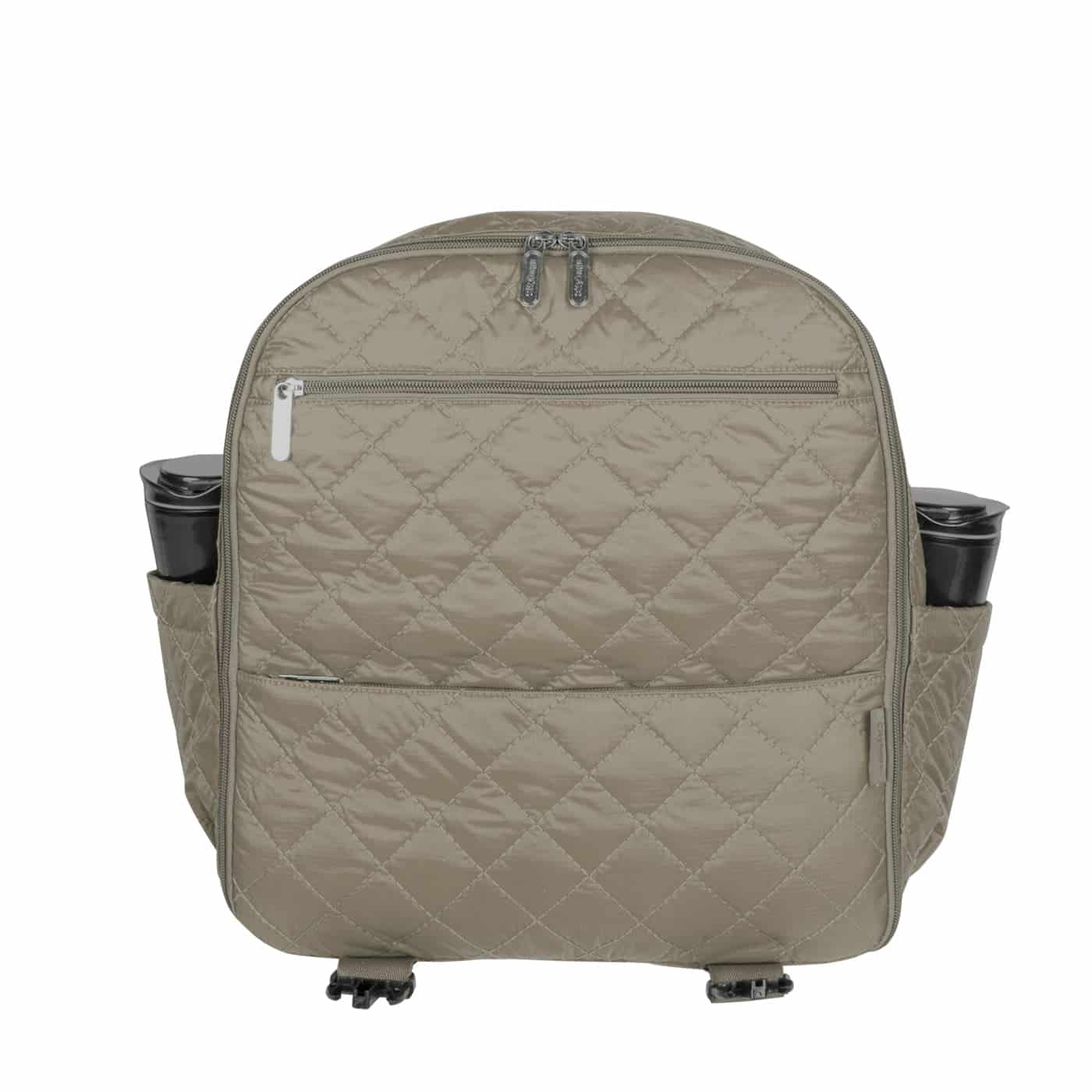 Morral Cabina Tapa Puffer Beige - miniatura 3