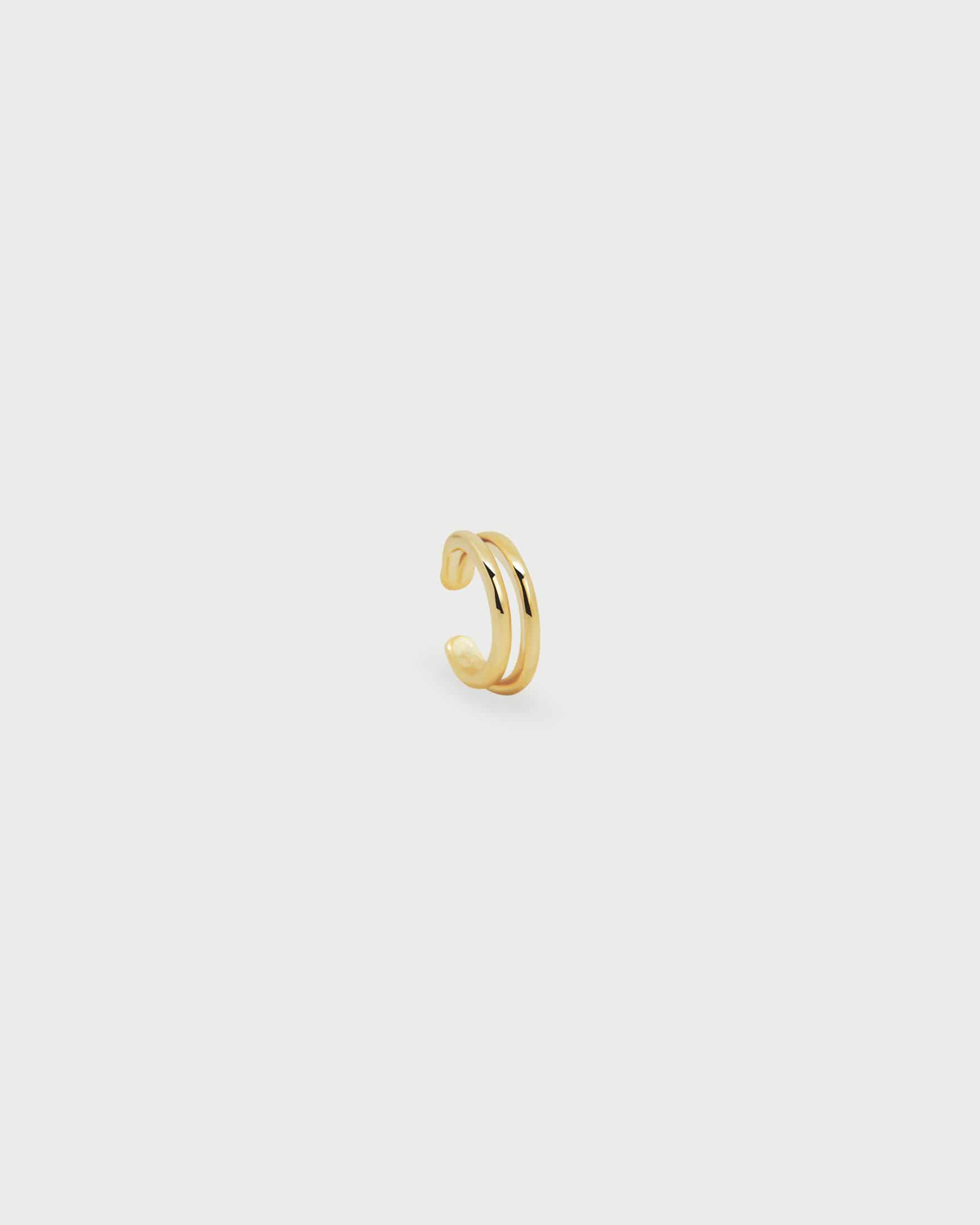 Earcuff Doble Efecto Liso - miniatura 1