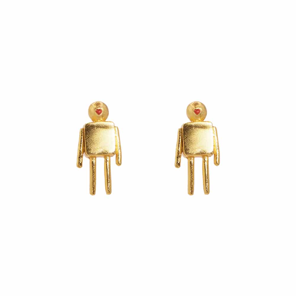 Aretes Robot Mini - miniatura 3