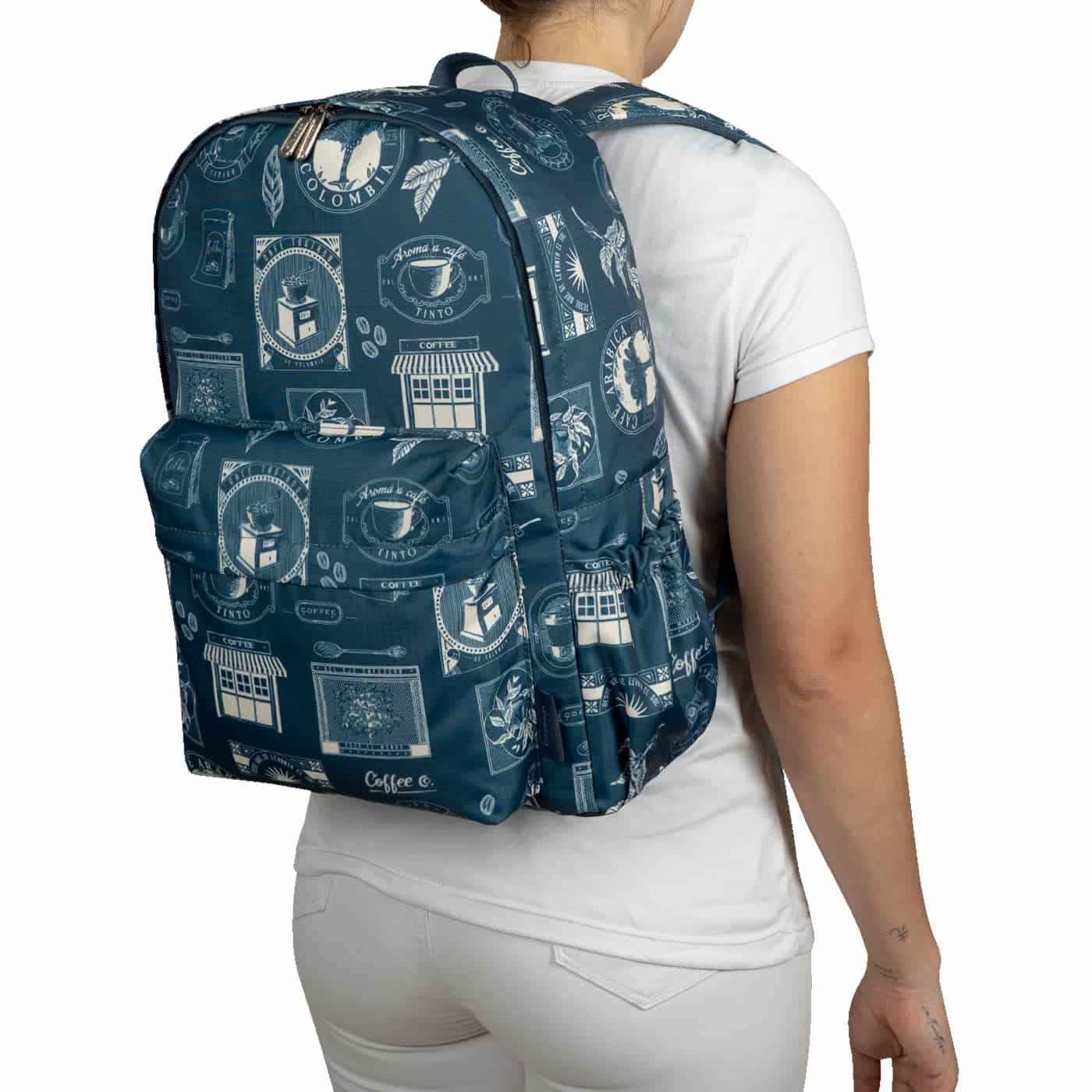 Morral Urbano Citybags Ultra Estampado Cafetero - miniatura 3