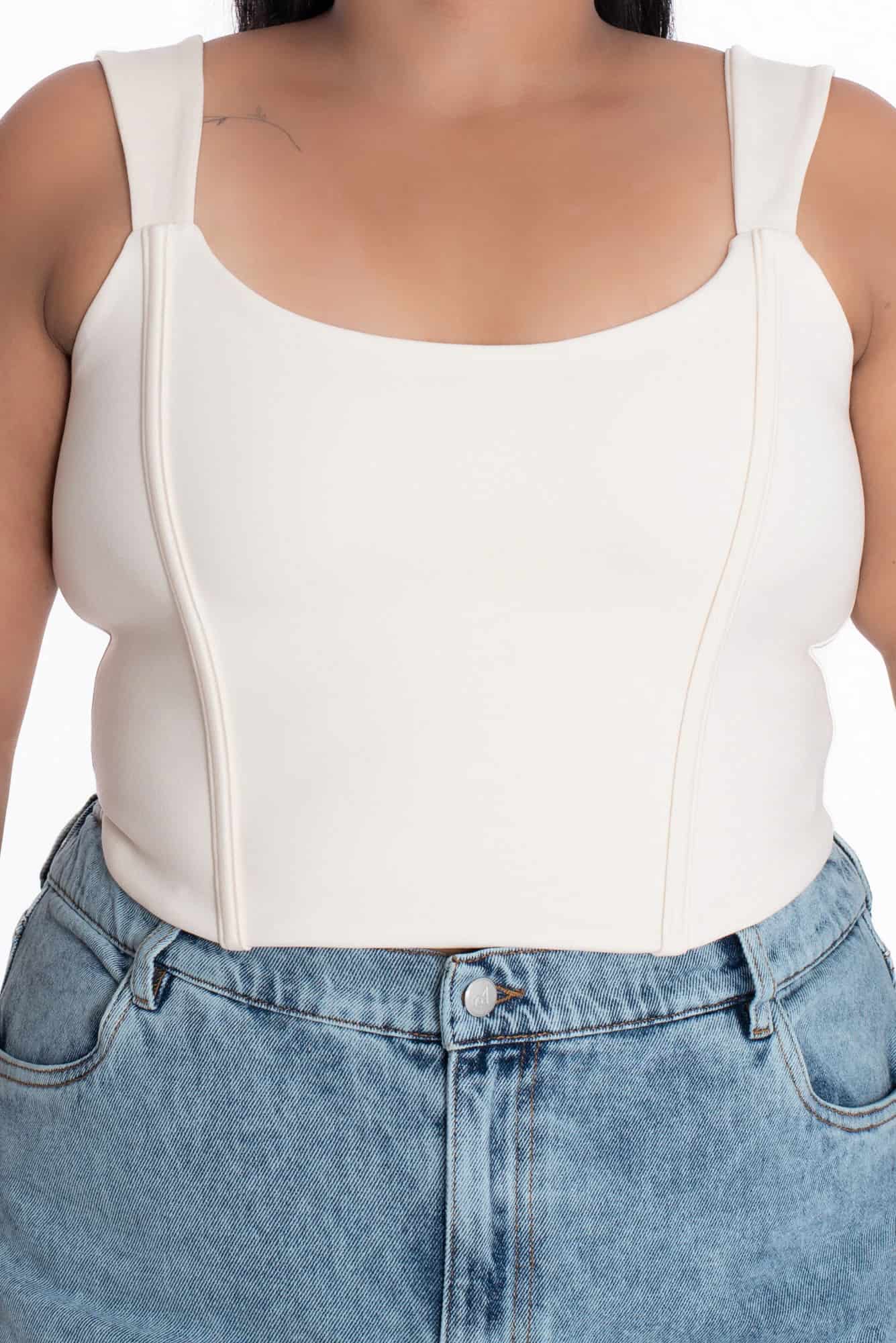 Crop Top Simona Marfil - miniatura 4