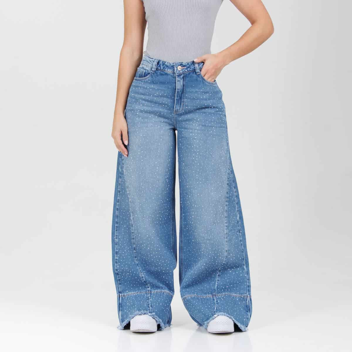 Jean Axspen Wide Leg Ax-2835 Rigido - miniatura 1
