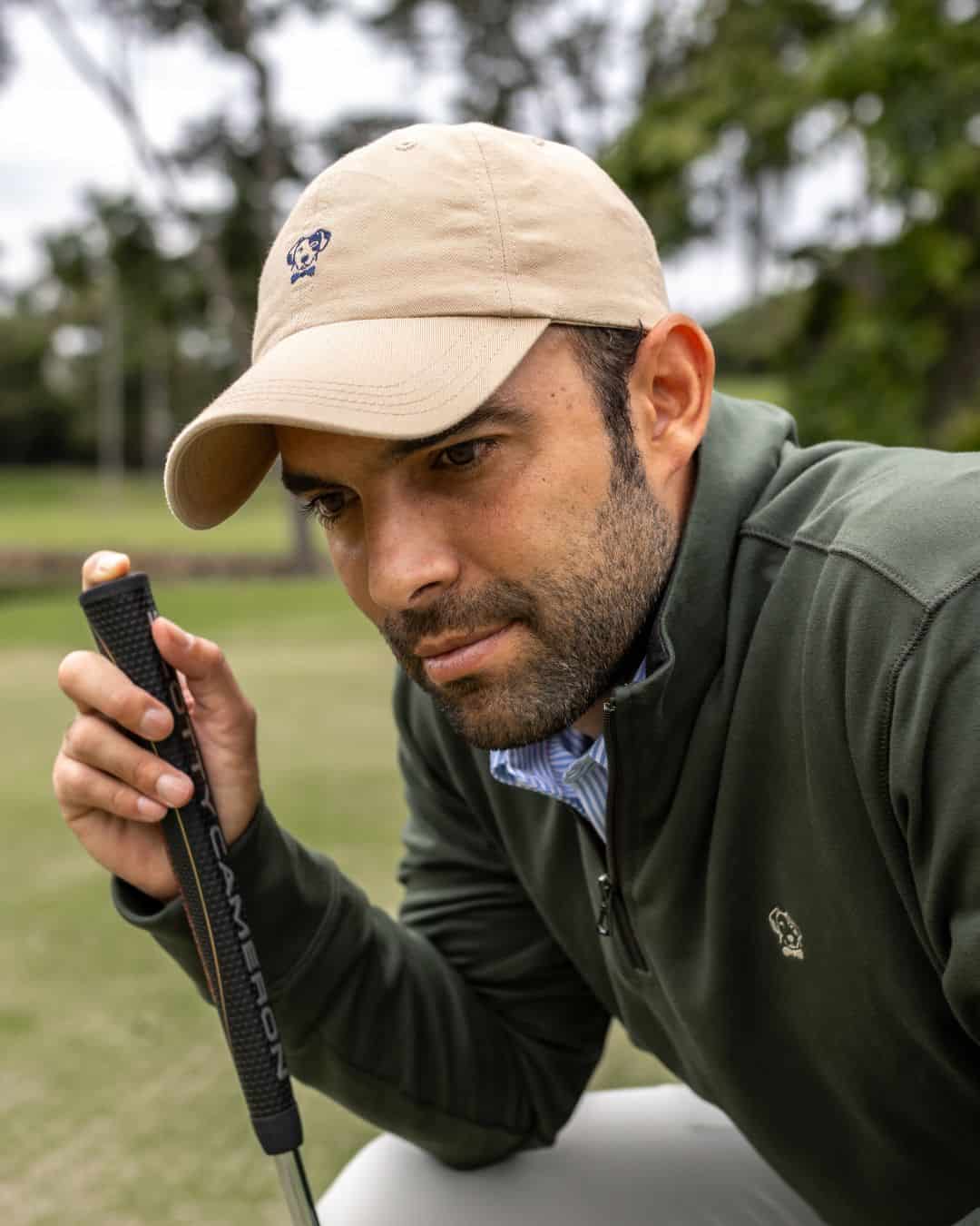 Halfzip Viana Antimanchas Verde Militar - miniatura 6