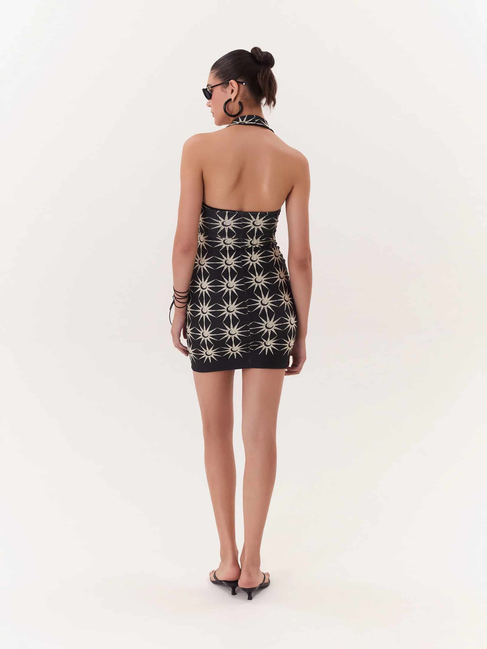 Mini Dress Solar - Negro - miniatura 3