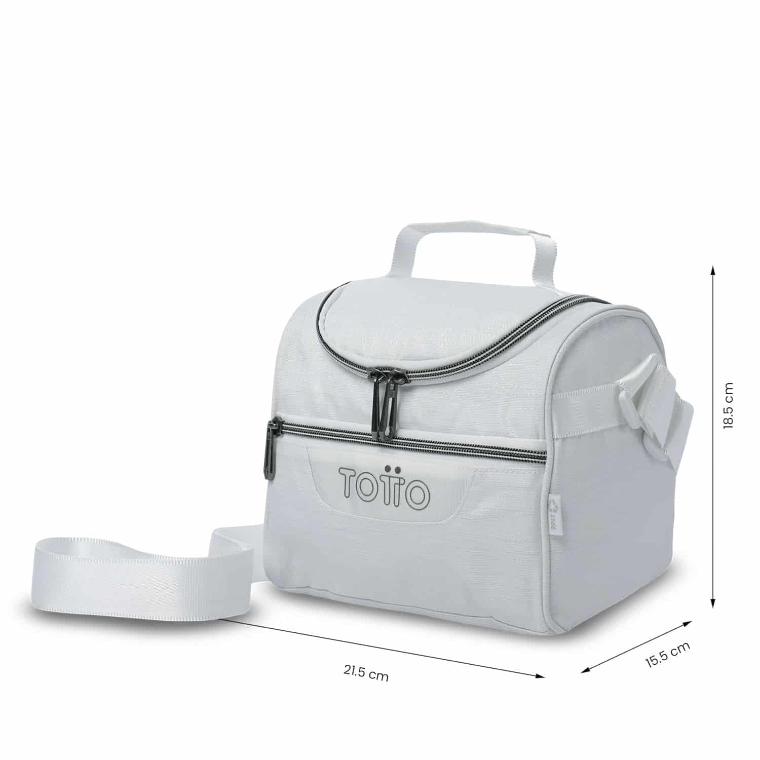 Lonchera Térmica para Mujer Pizarra Neo Mediana Blanca - miniatura 4