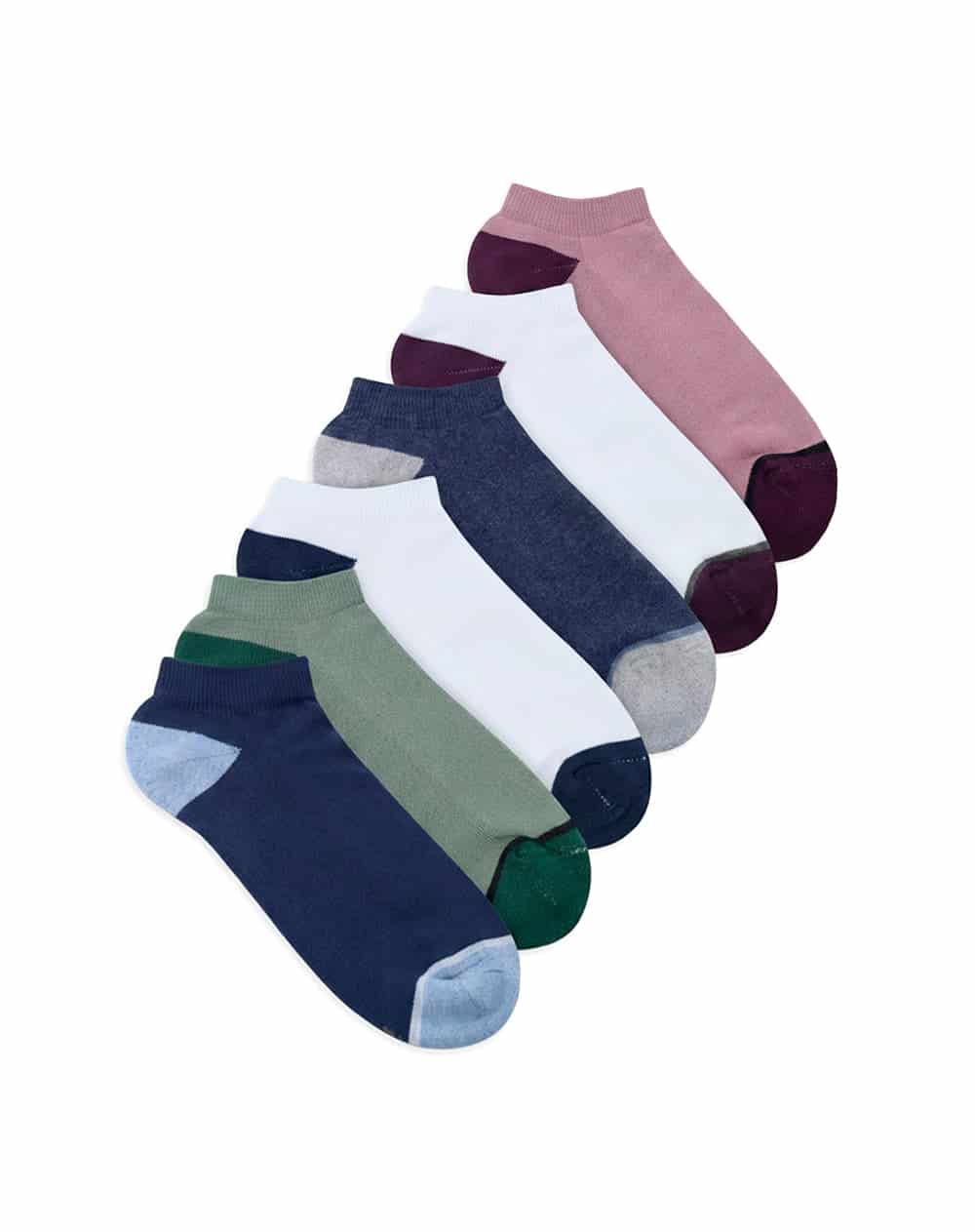 6 pares de medias tobilleras surtido hombre - miniatura 1