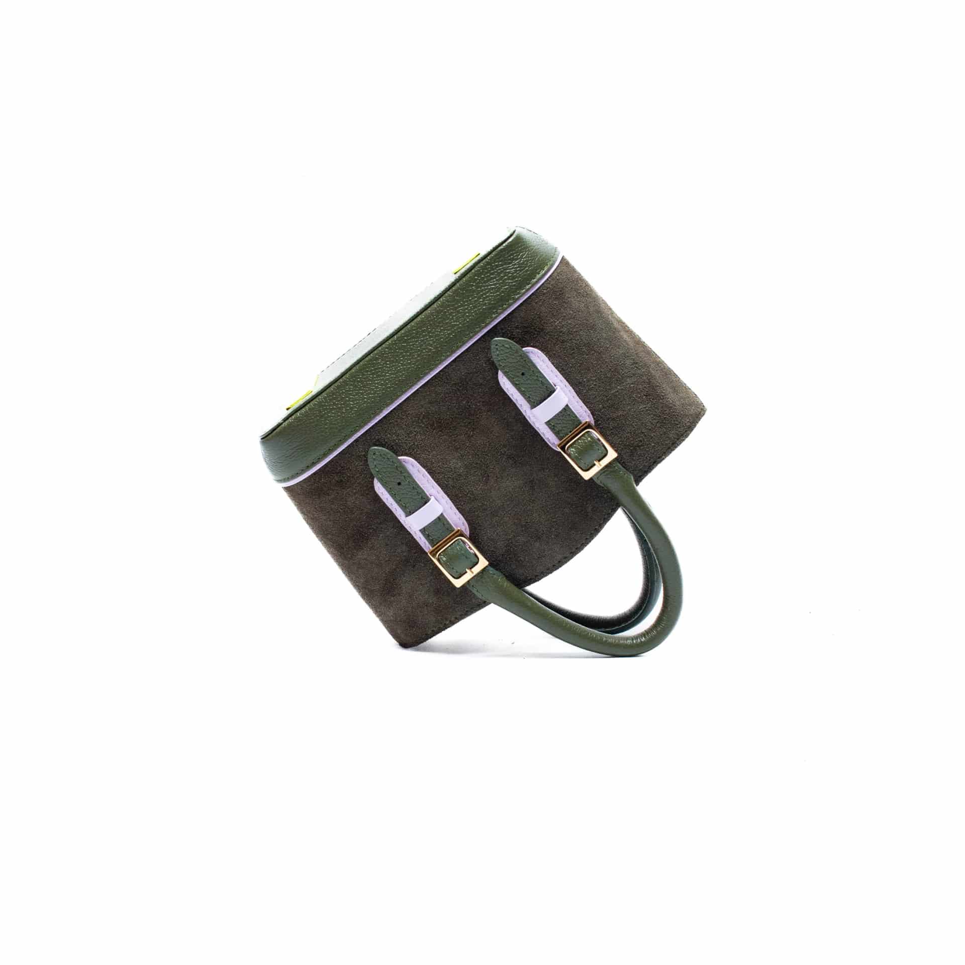 PICNIC BAG - Verde Botella x Malva - miniatura 4