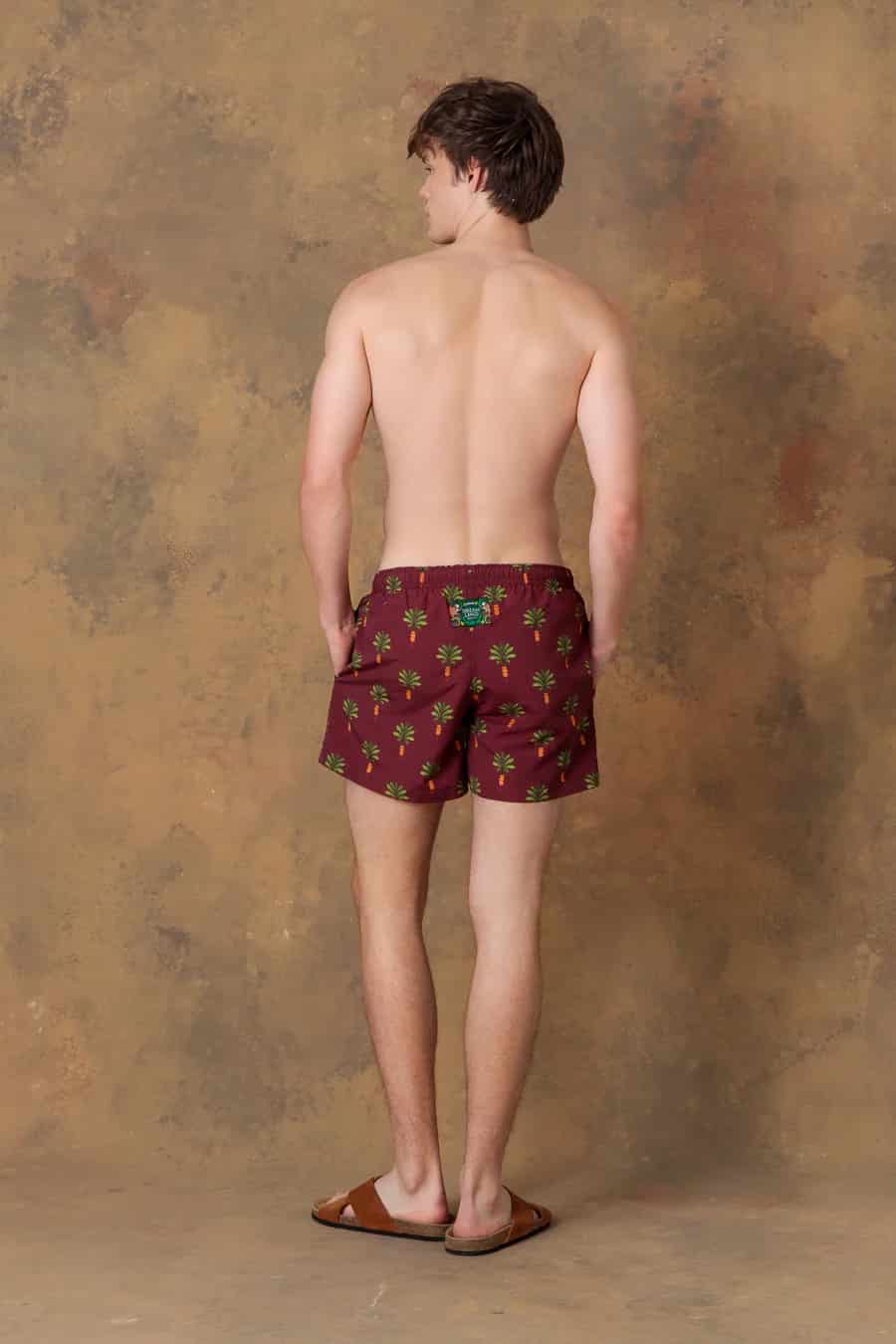 Men's swim trunk orfeo granate - miniatura 4