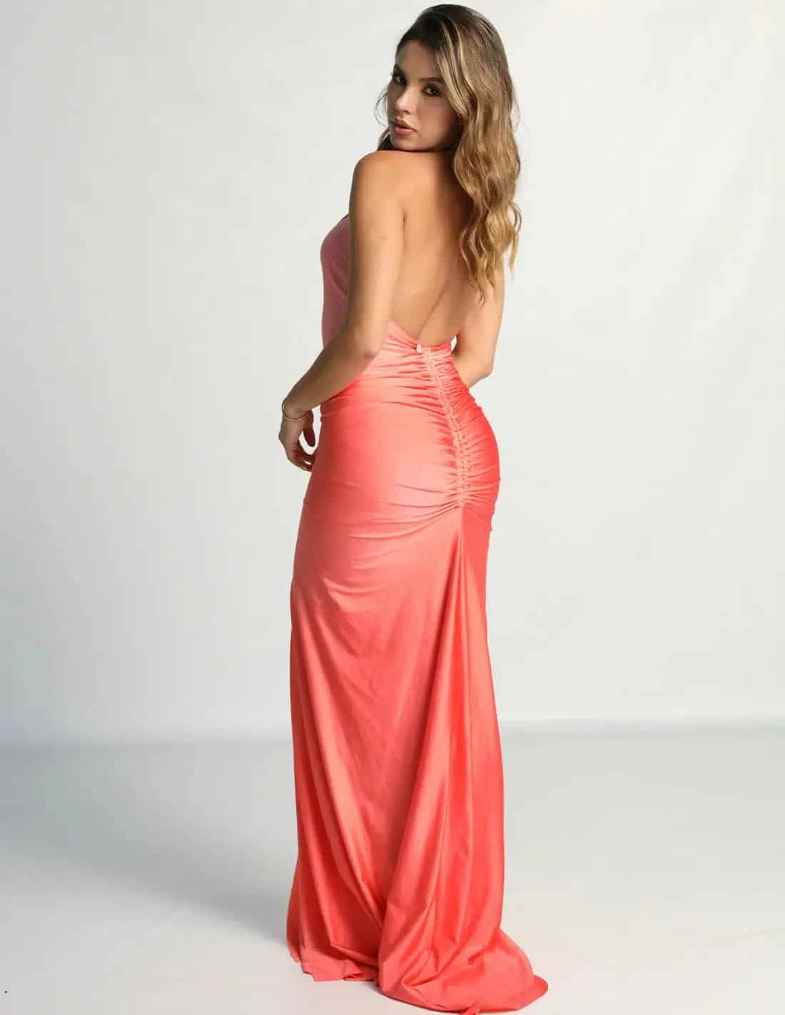 Vestido Juniper Salmon - miniatura 2