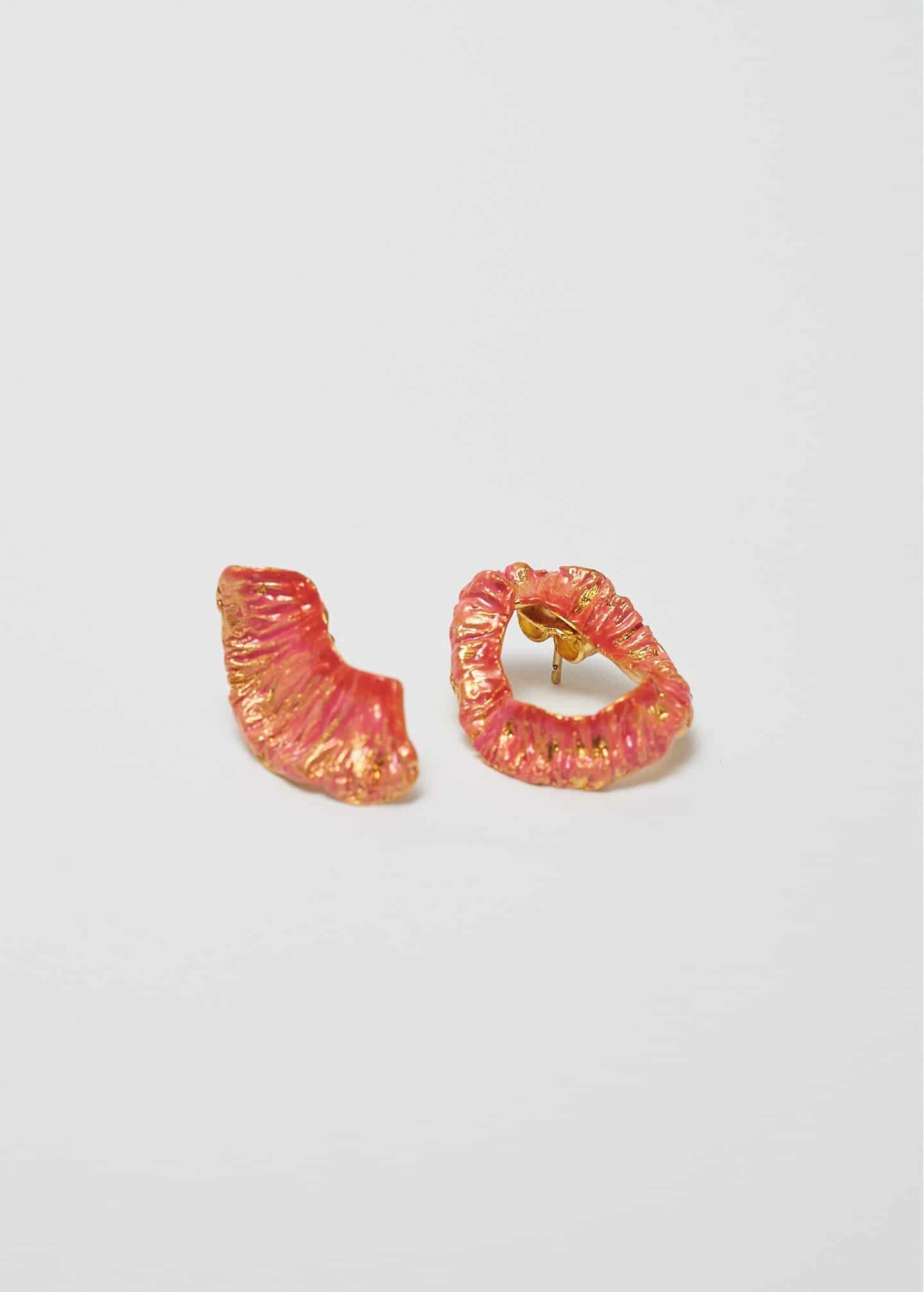 ASYMMETRICAL SUNSET EARRINGS - miniatura 1