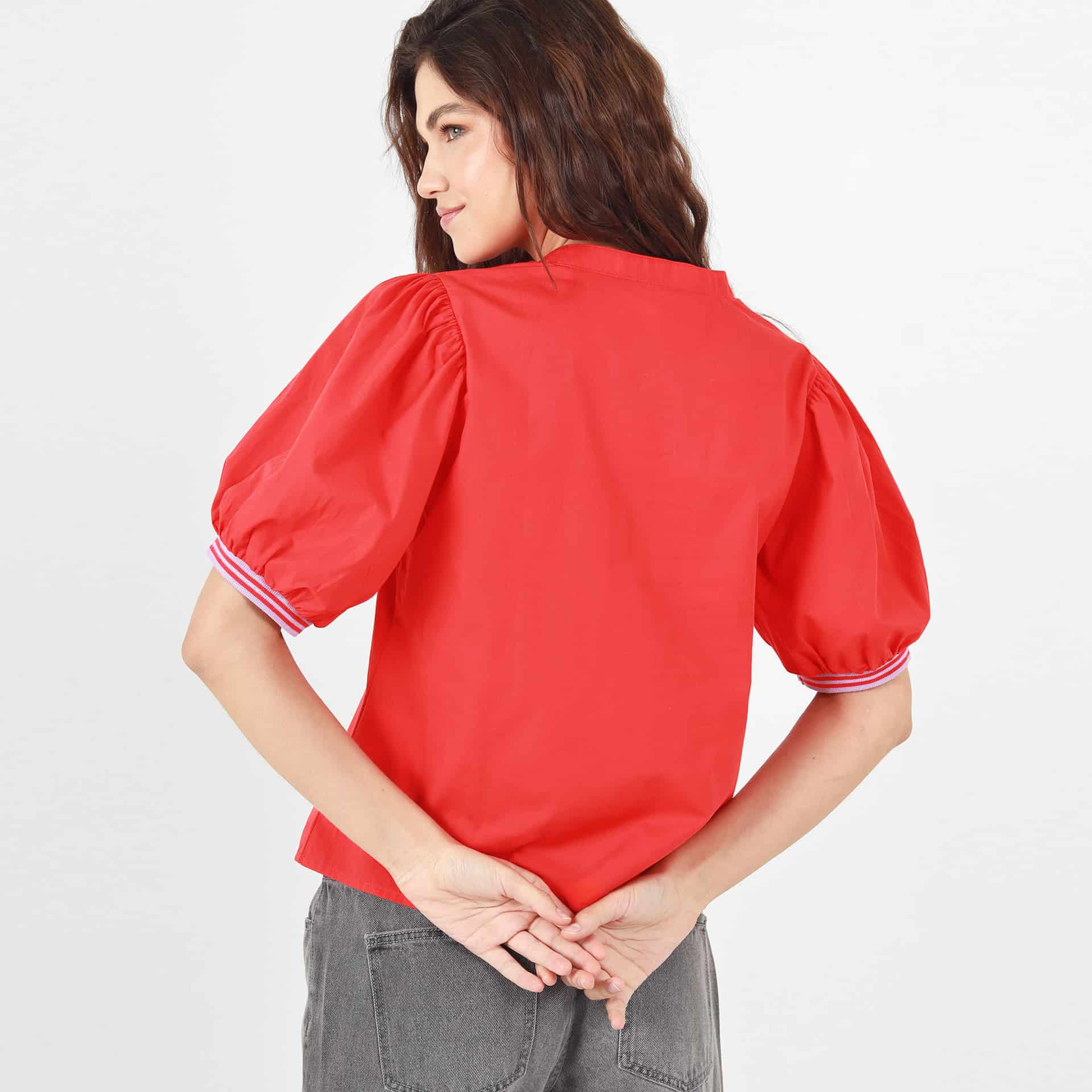 Blusa Cuello Neru Manga Corta - miniatura 4