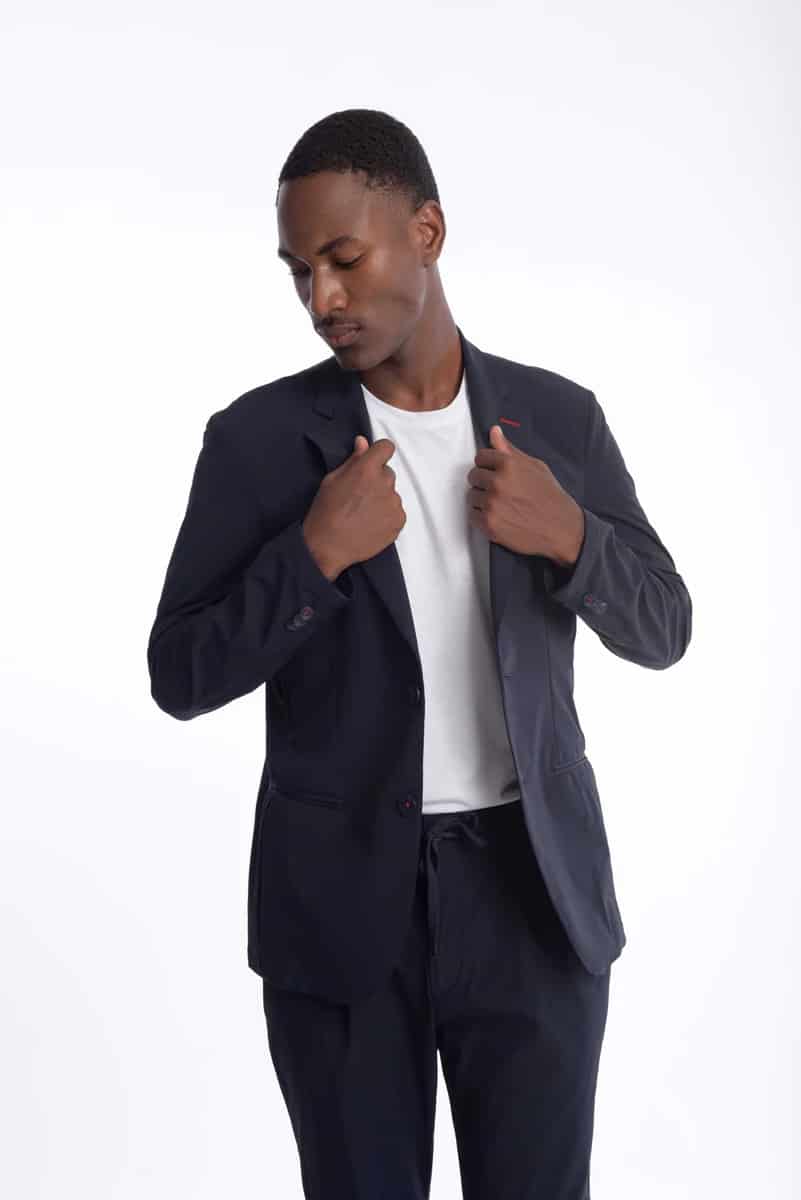 Traje Travel Tech Azul navy - miniatura 4
